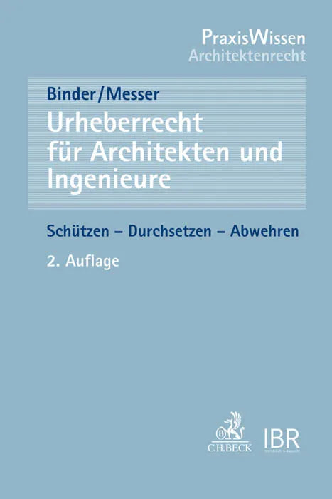 Buchcover von 'Urheberrecht für Architekten und Ingenieure' - Taschenbuch von Anja Binder