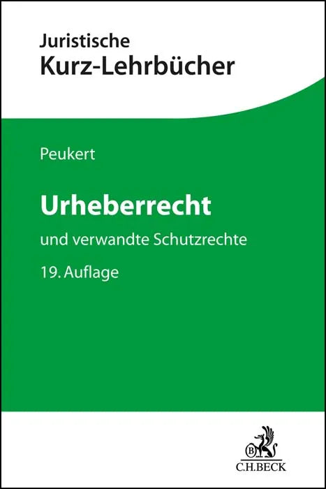 Buchcover von 'Urheberrecht' - Taschenbuch von Heinrich Hubmann