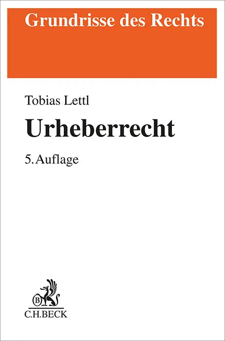 Buchcover von 'Urheberrecht' - Taschenbuch von Tobias Lettl