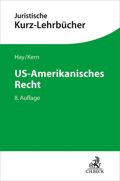 Cover: US-Amerikanisches Recht (Taschenbuch) von Peter Hay