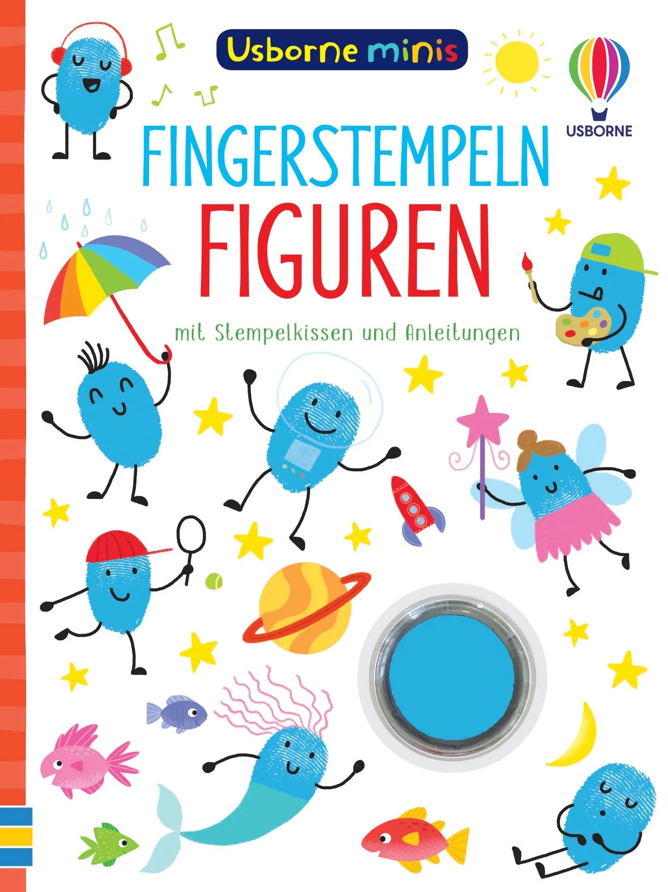 Buchcover von 'Usborne Minis: Fingerstempeln Figuren' - Taschenbuch von Sam Smith