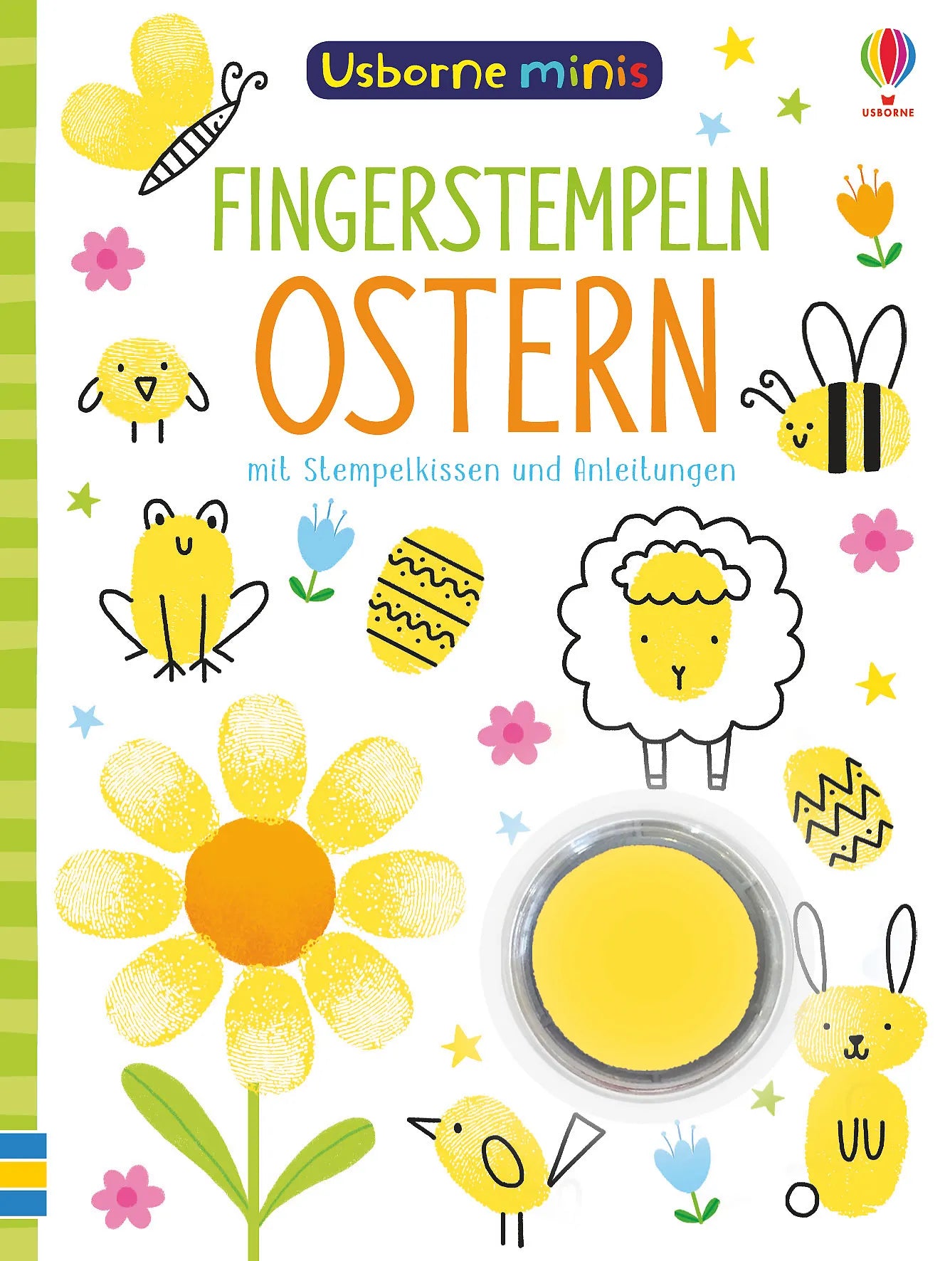 Buchcover von 'Usborne Minis - Fingerstempeln: Ostern' - Taschenbuch von Sam Smith