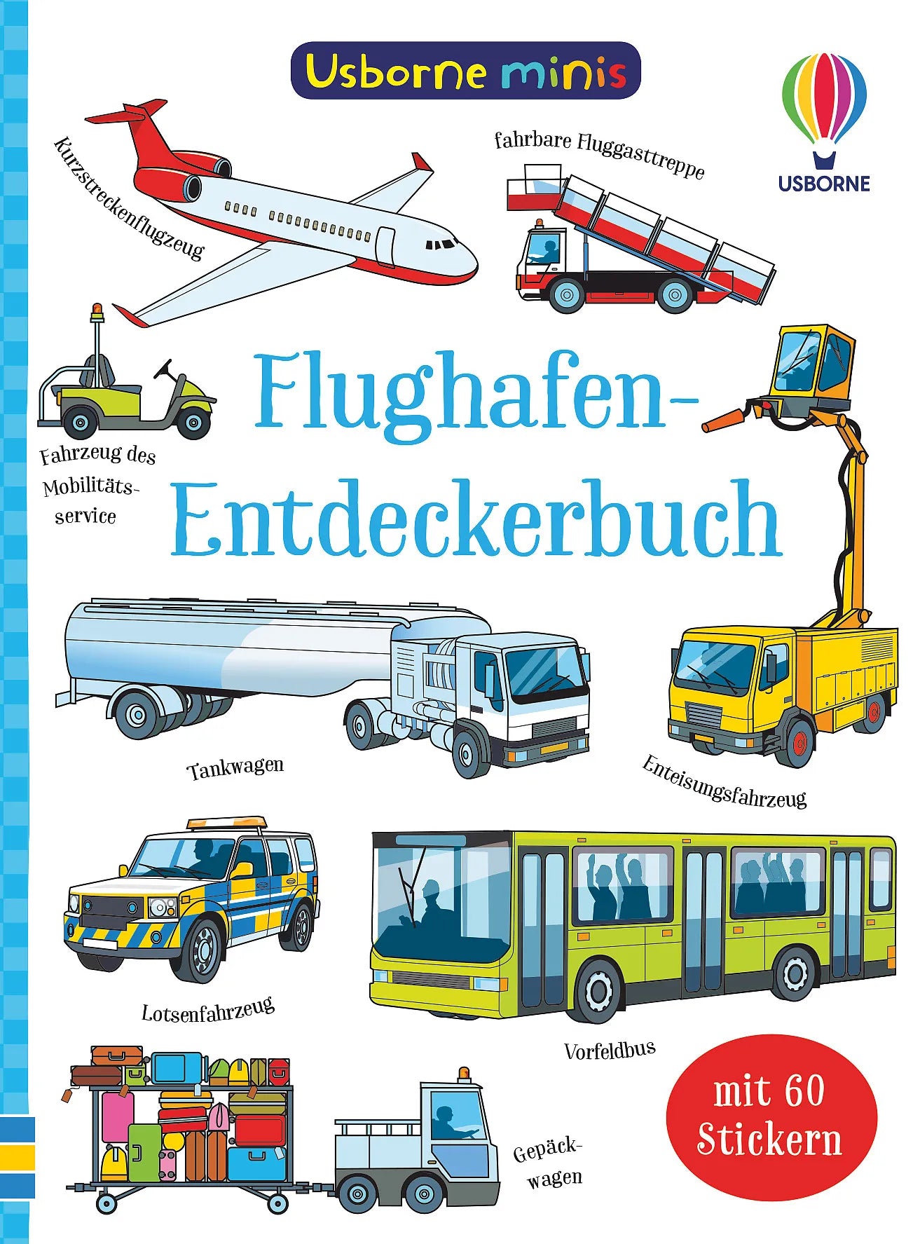 Buchcover von 'Usborne Minis - Flughafen-Entdeckerbuch' - Taschenbuch von Kate Nolan