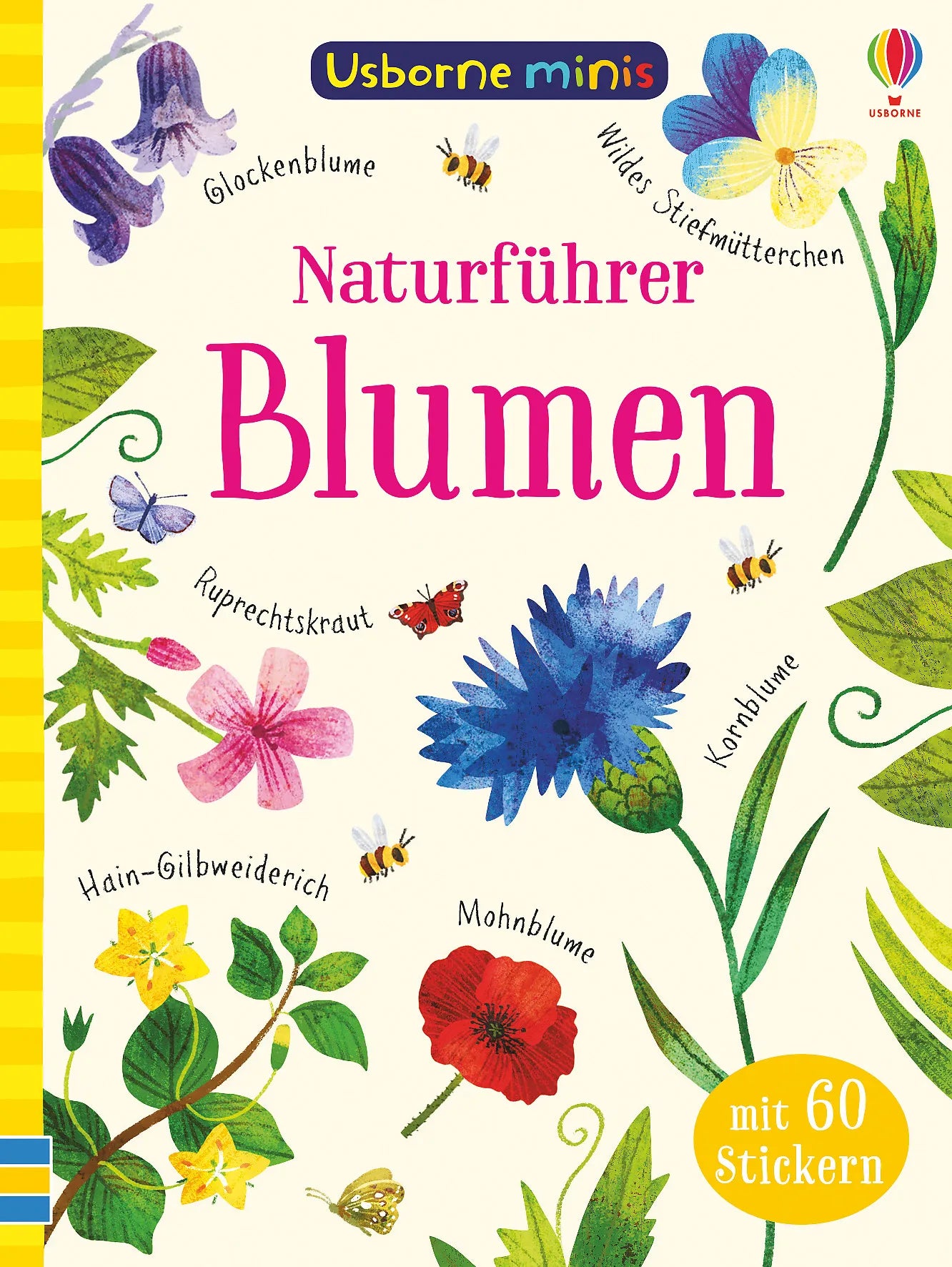 Buchcover von 'Usborne Minis - Naturführer: Blumen' - Taschenbuch von Kirsteen Robson