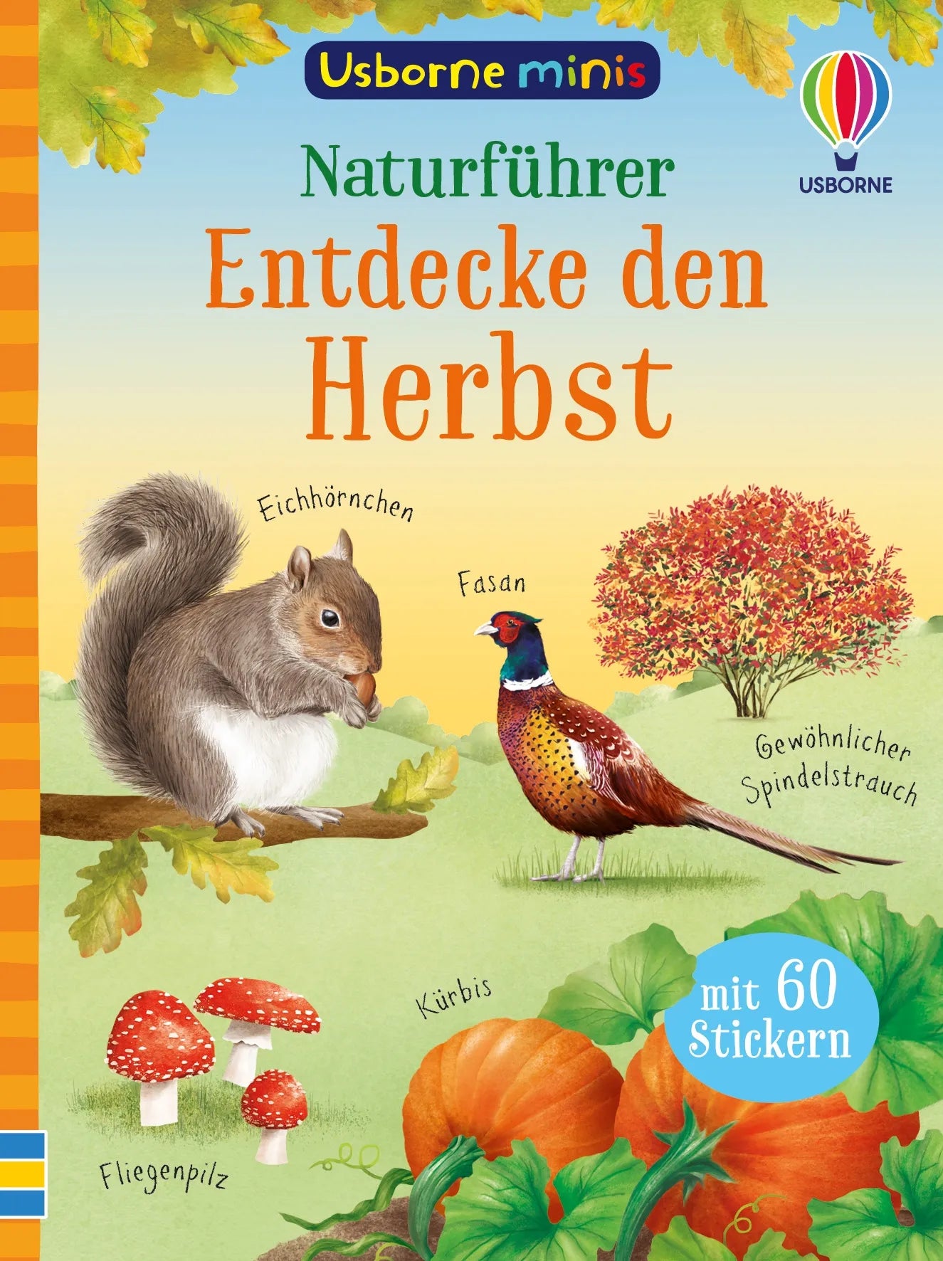 Buchcover von 'Usborne Minis – Naturführer: Entdecke den Herbst' - Taschenbuch von Simon Tudhope