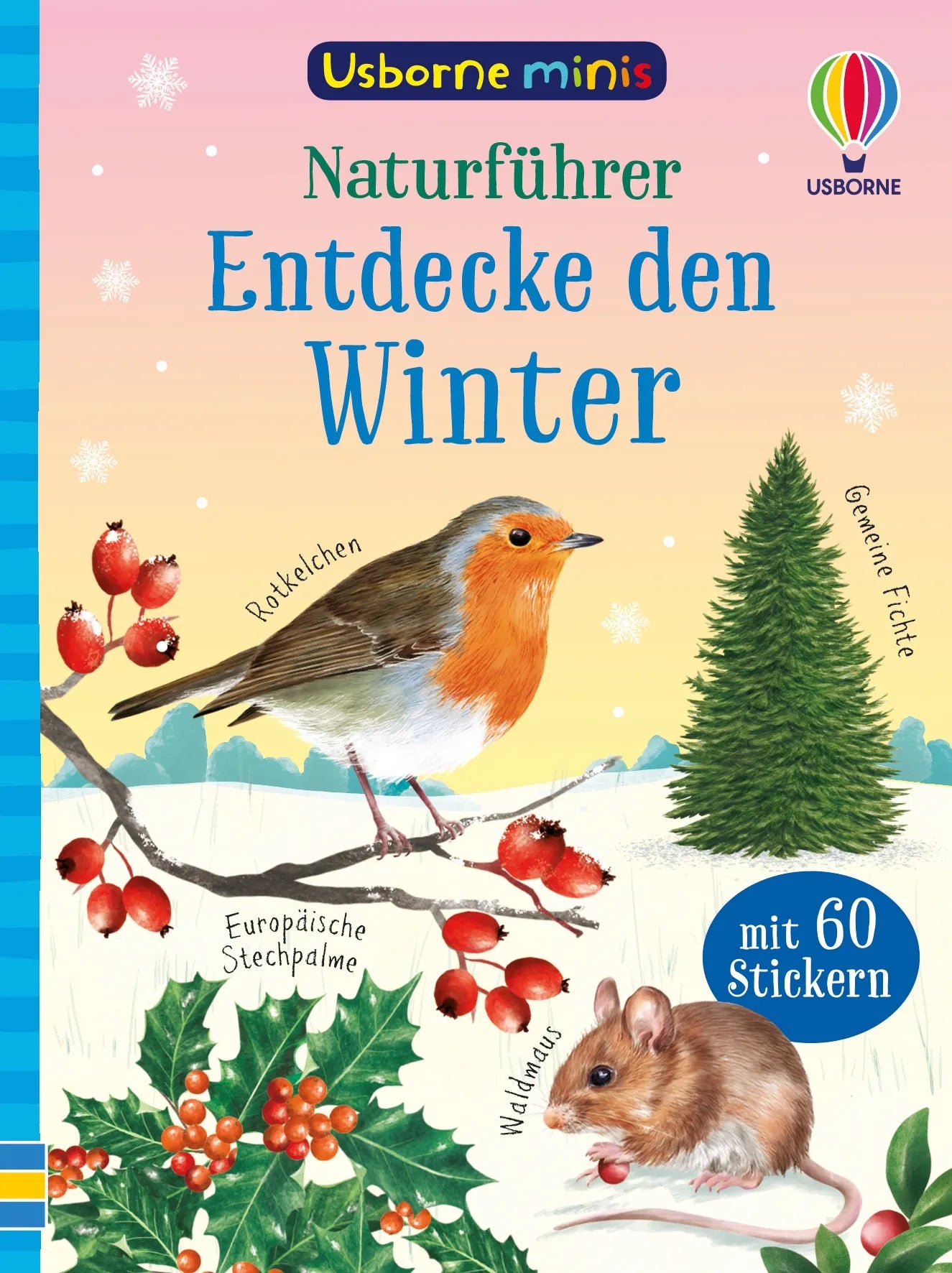Buchcover von 'Usborne Minis – Naturführer: Entdecke den Winter' - Taschenbuch von Simon Tudhope
