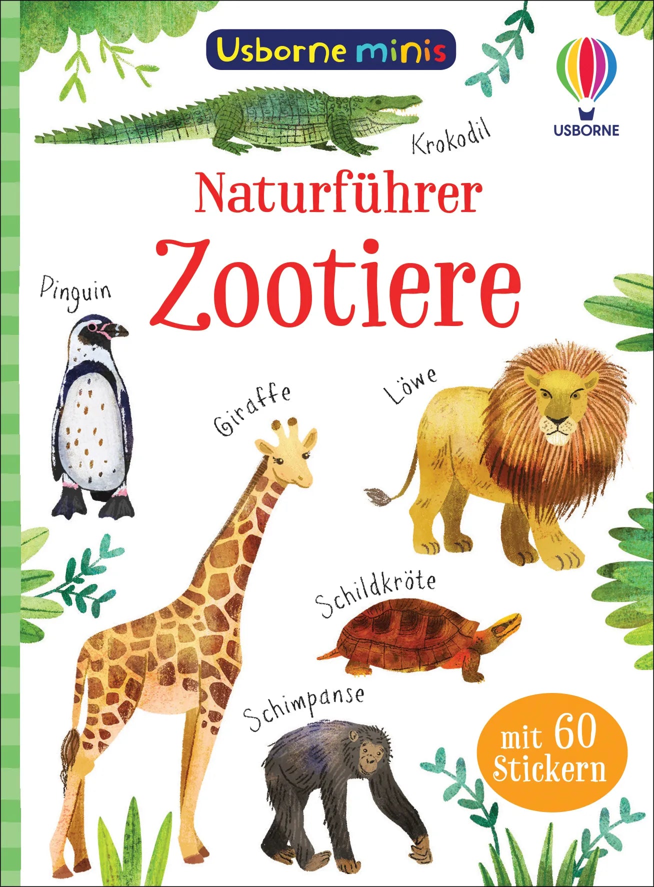 Buchcover von 'Usborne Minis Naturführer: Zootiere' - Taschenbuch von Kate Nolan