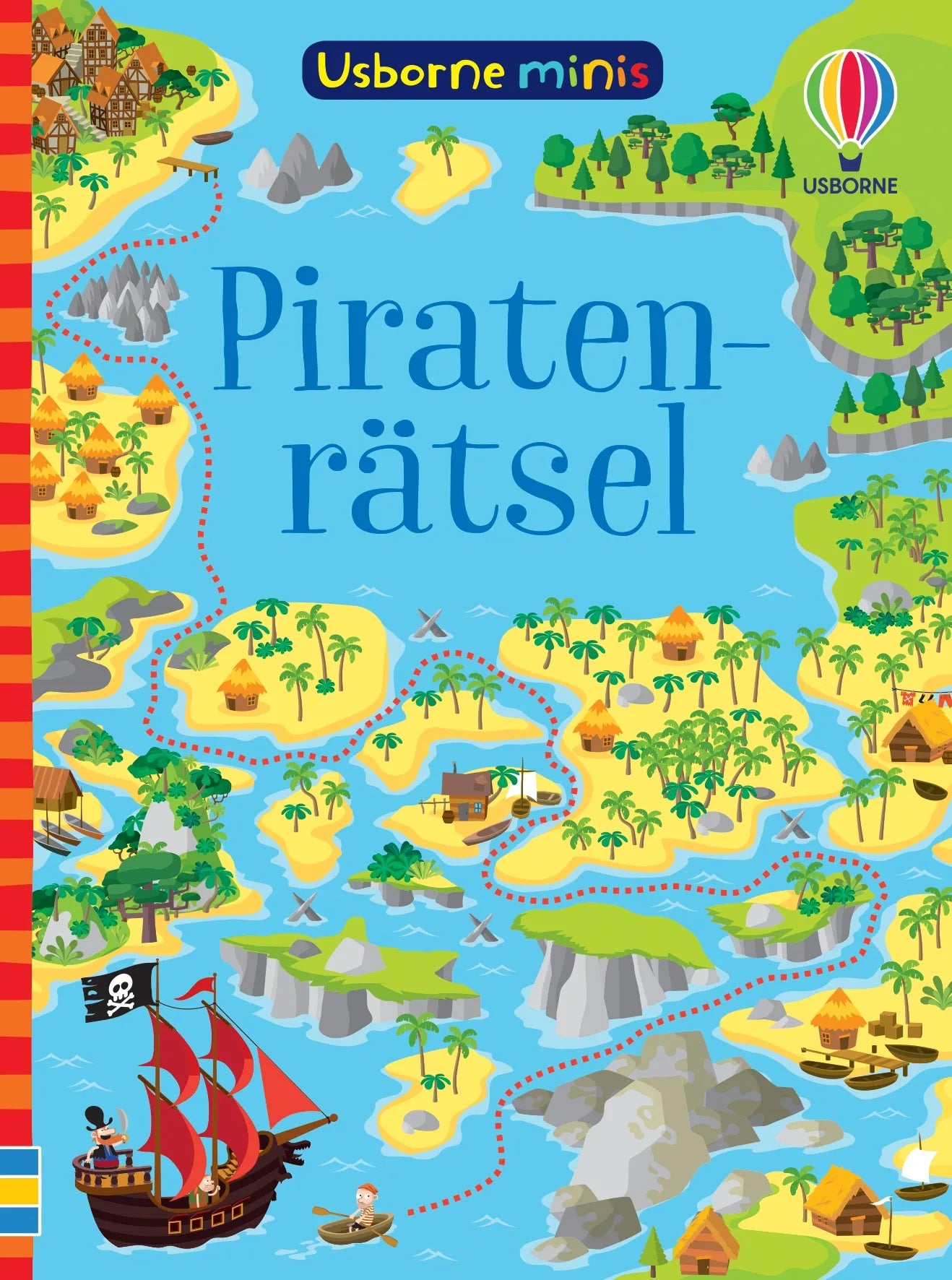 Buchcover von 'Usborne Minis - Piratenrätsel' - Taschenbuch von Simon Tudhope