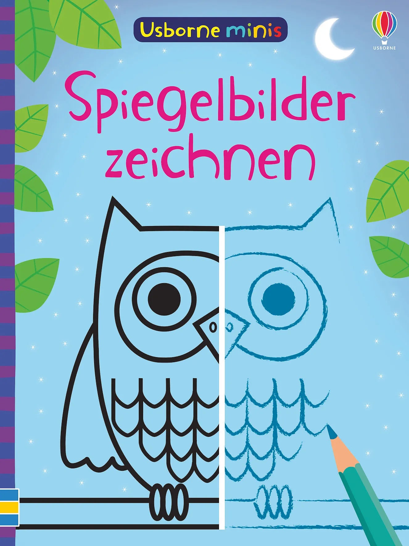 Buchcover von 'Usborne Minis - Spiegelbilder zeichnen' - Taschenbuch von Sam Smith