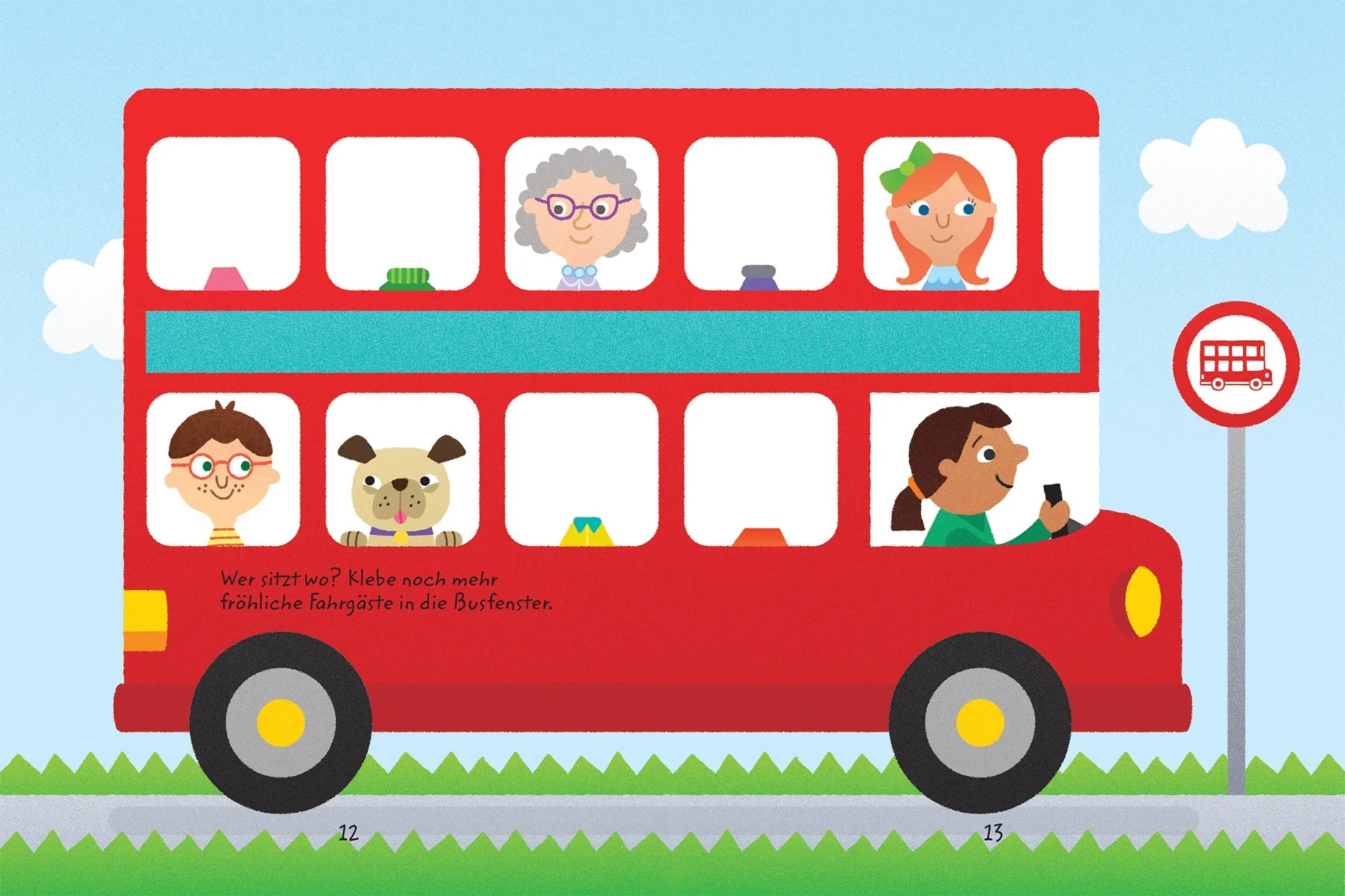 Produktansicht: Usborne Minis - Sticker-Kreativbuch: Lustige Gesichter (Taschenbuch)