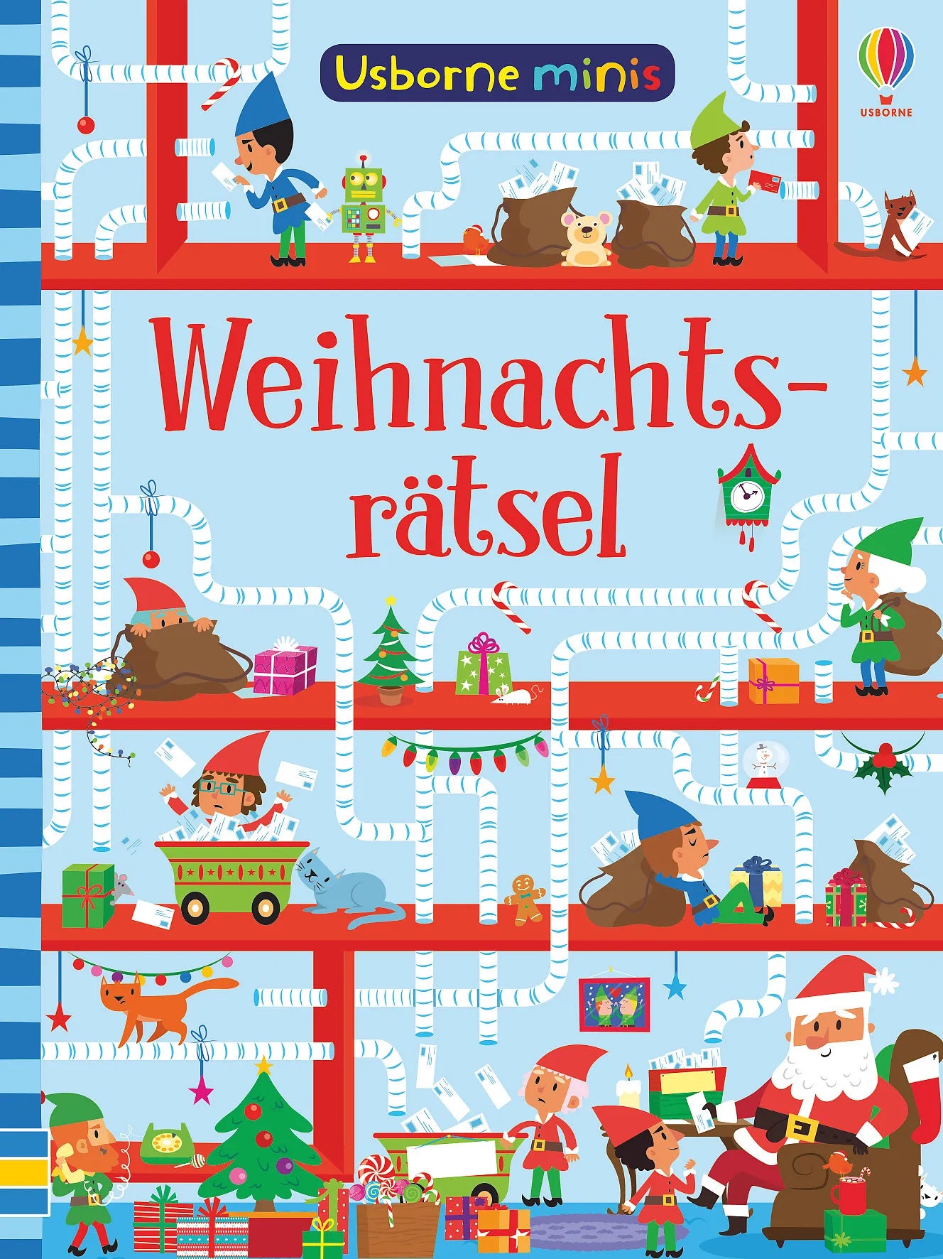 Buchcover von 'Usborne Minis - Weihnachtsrätsel' - Taschenbuch von Simon Tudhope