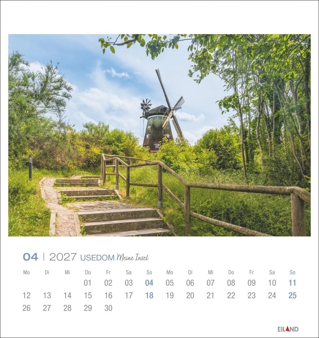 Usedom Postkartenkalender 2027 - Meine Insel – Ansicht