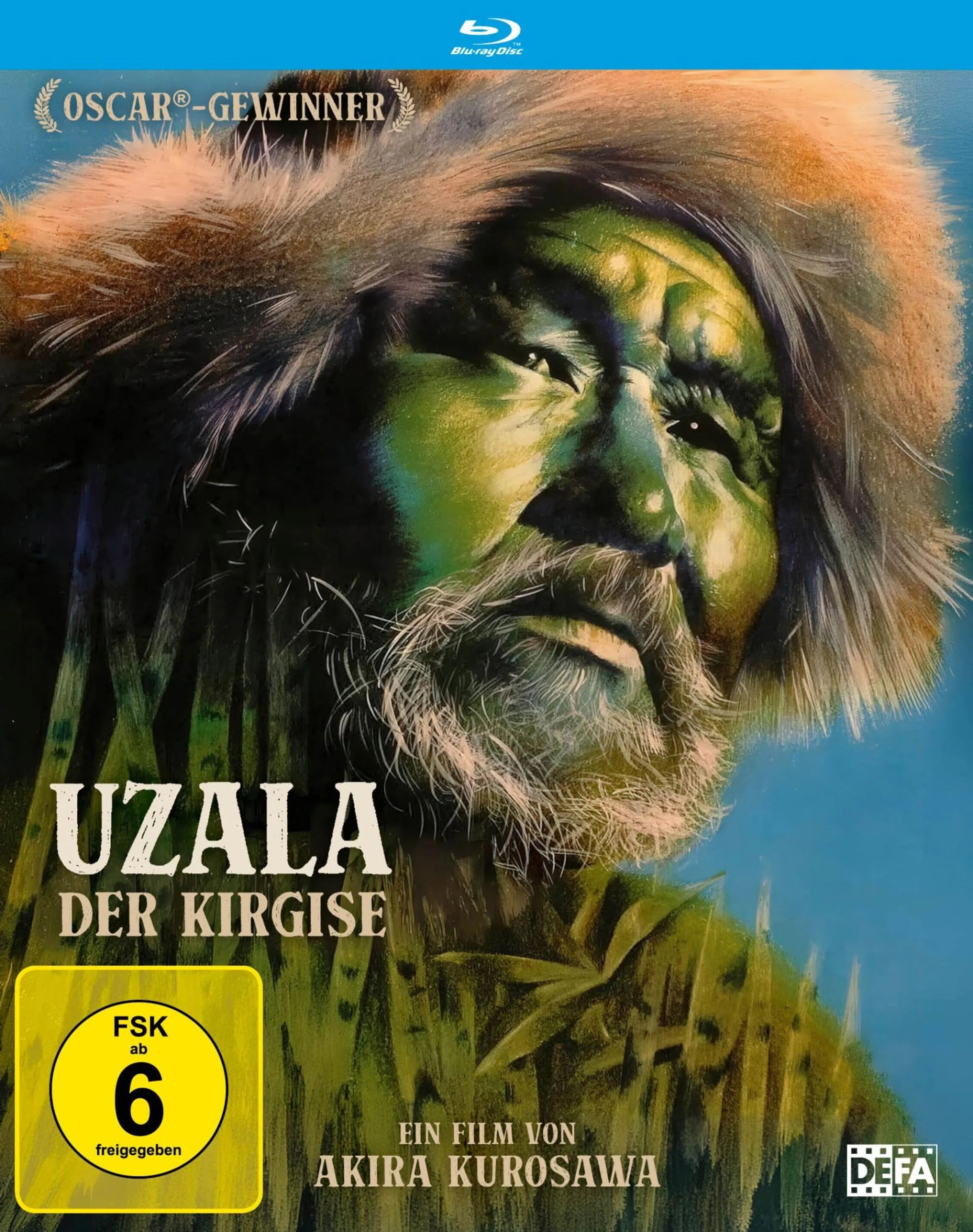 Blu-ray-Cover: Uzala, der Kirgise. Regie: Akira Kurosawa
