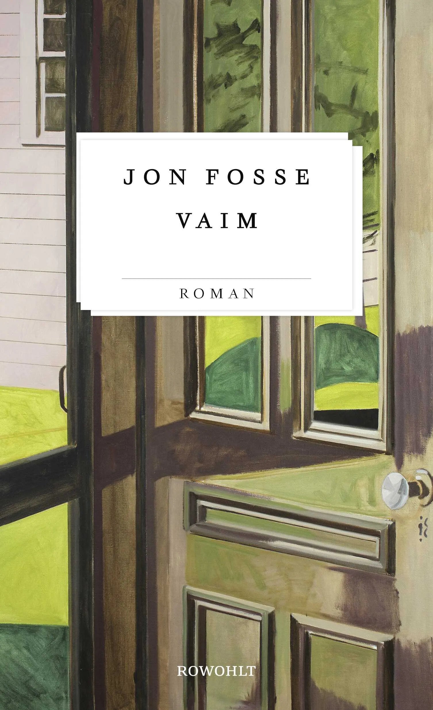 Buchcover von 'Vaim' - Gebundene Ausgabe von Jon Fosse