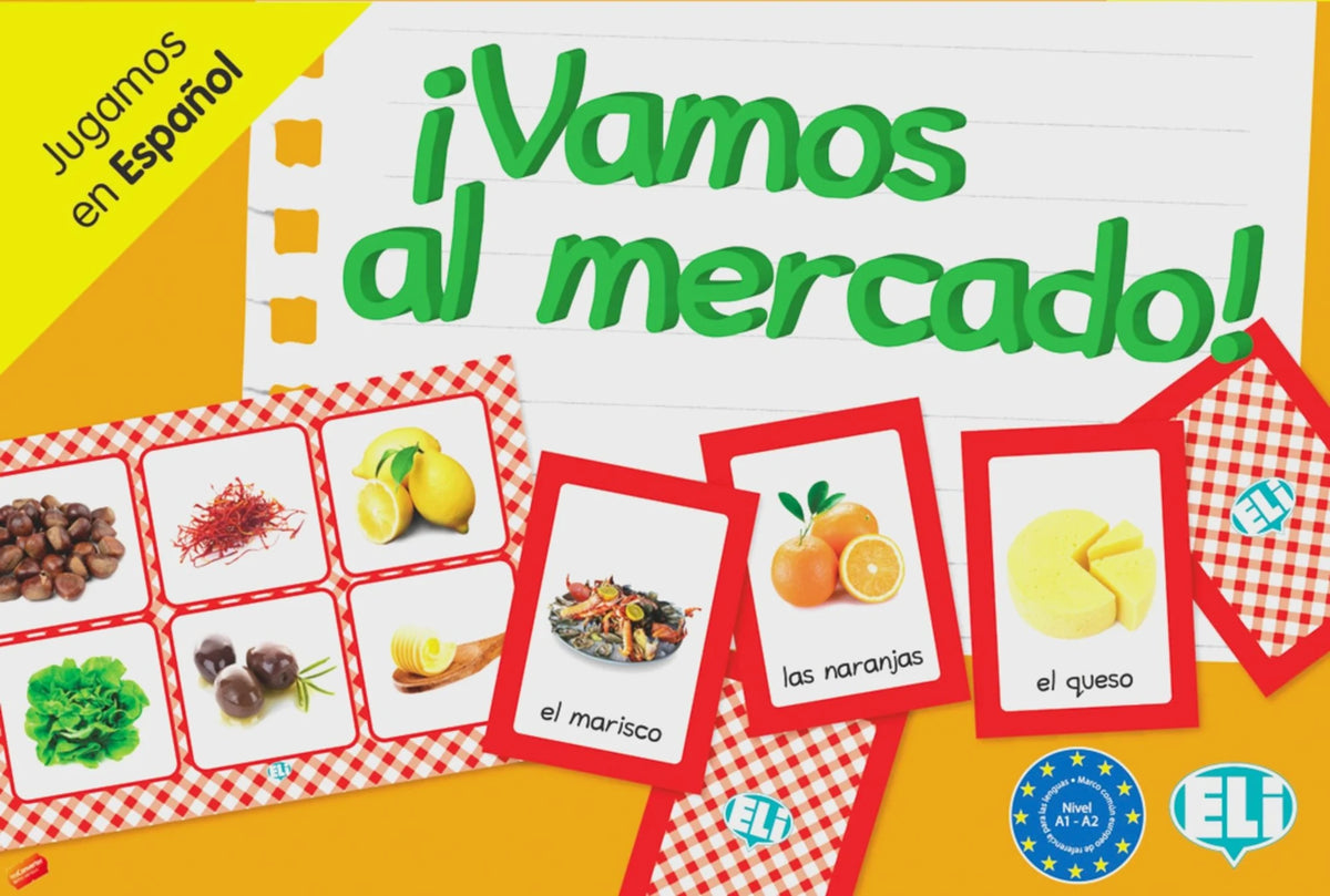Kartenspiel: ¡Vamos al mercado!