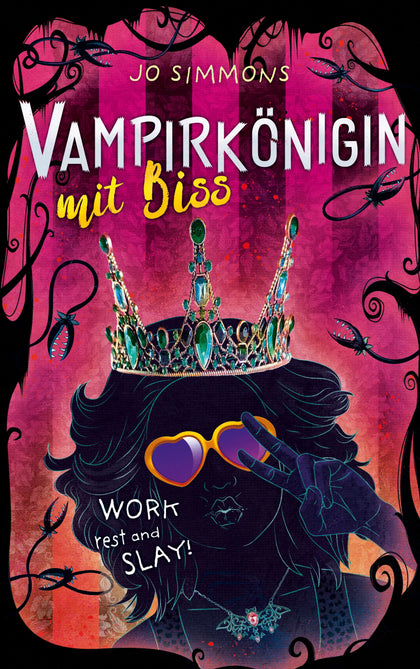 Buchcover von 'Vampirkönigin mit Biss. Work, rest and slay!' - Paperback von Jo Simmons
