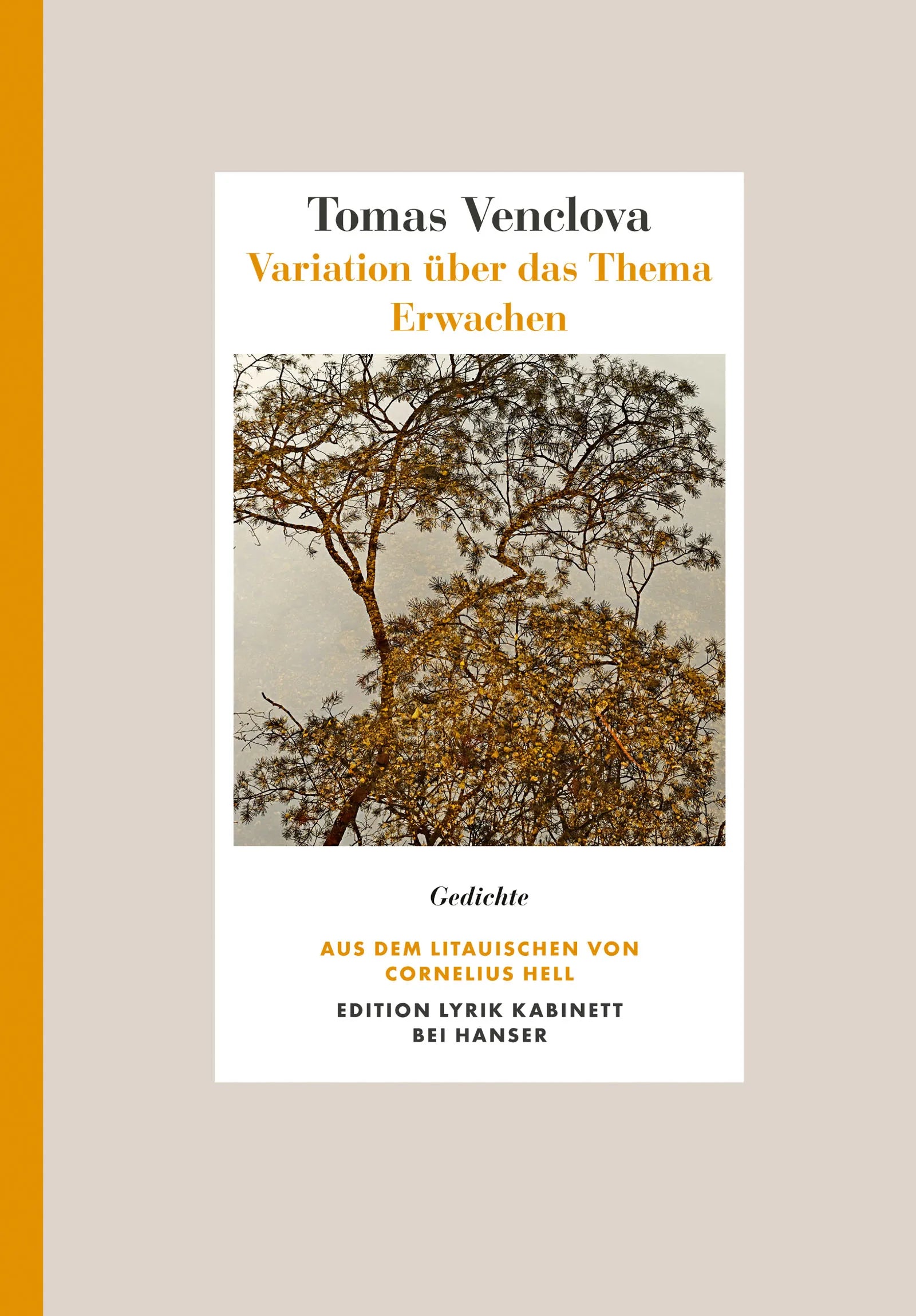 Buchcover von 'Variation über das Thema Erwachen' - Gebundene Ausgabe von Tomas Venclova
