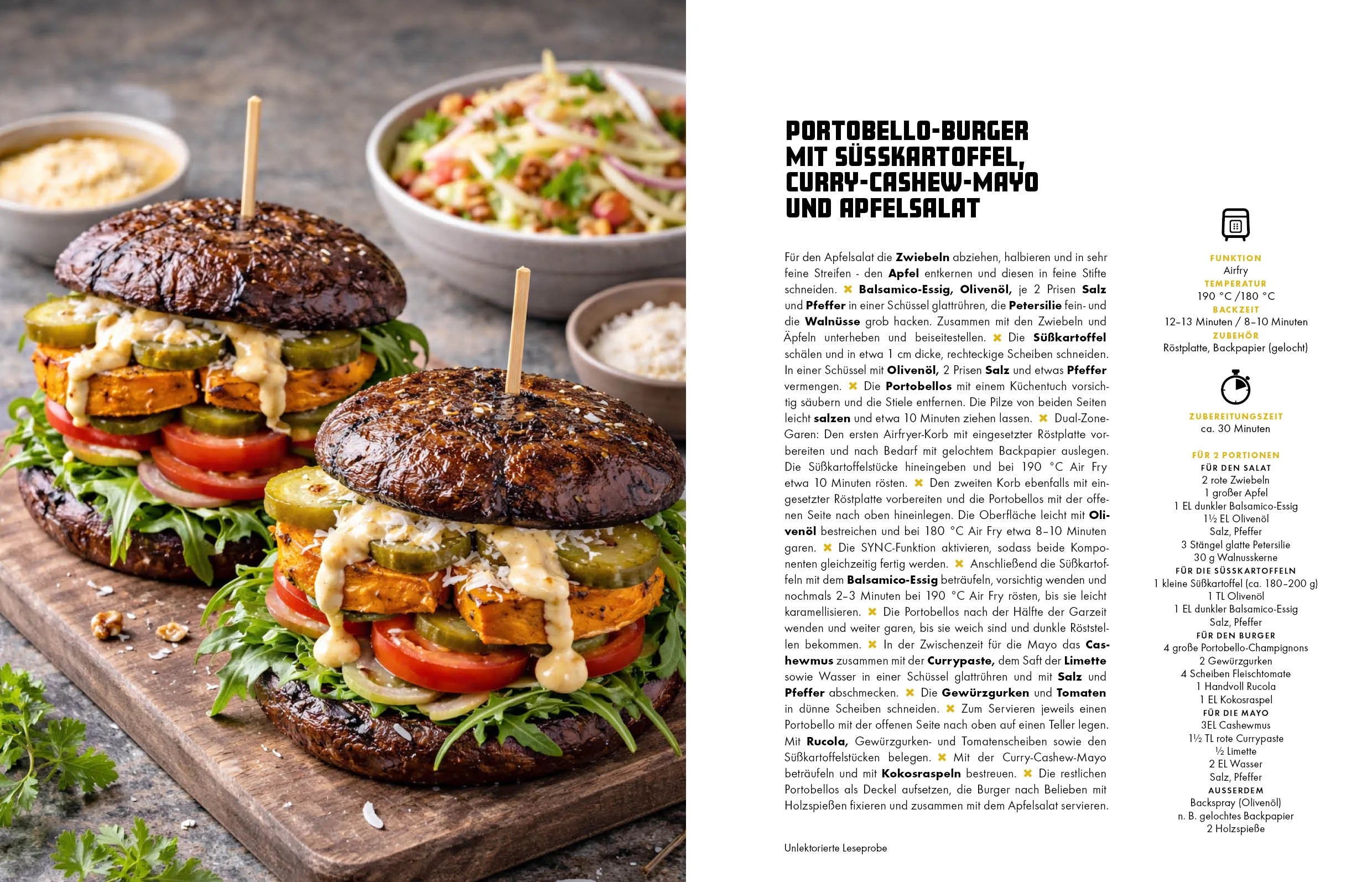 Detailansicht: Vegan Airfryer (Hardcover)