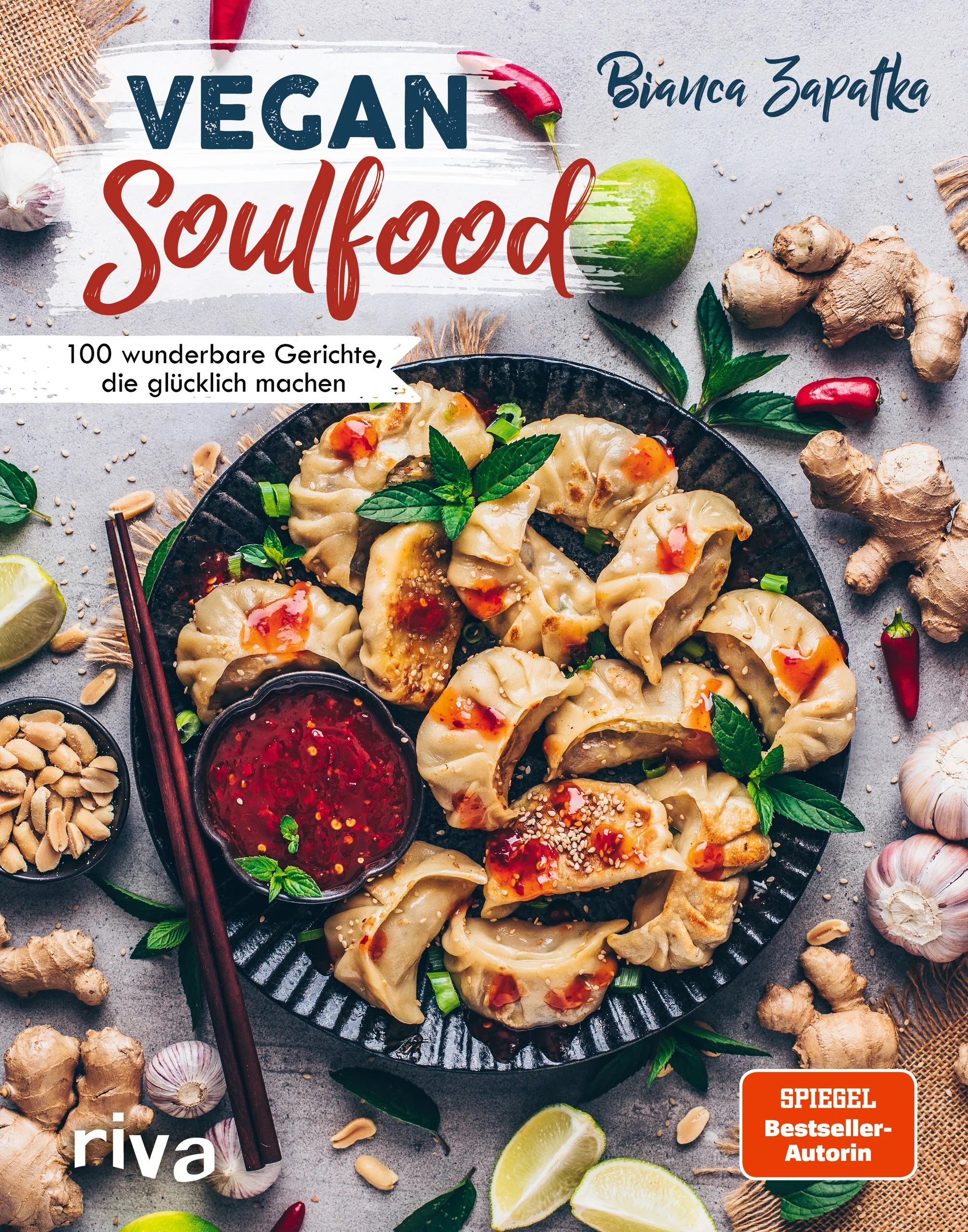 Buchcover von 'Vegan Soulfood' - Gebundene Ausgabe von Bianca Zapatka