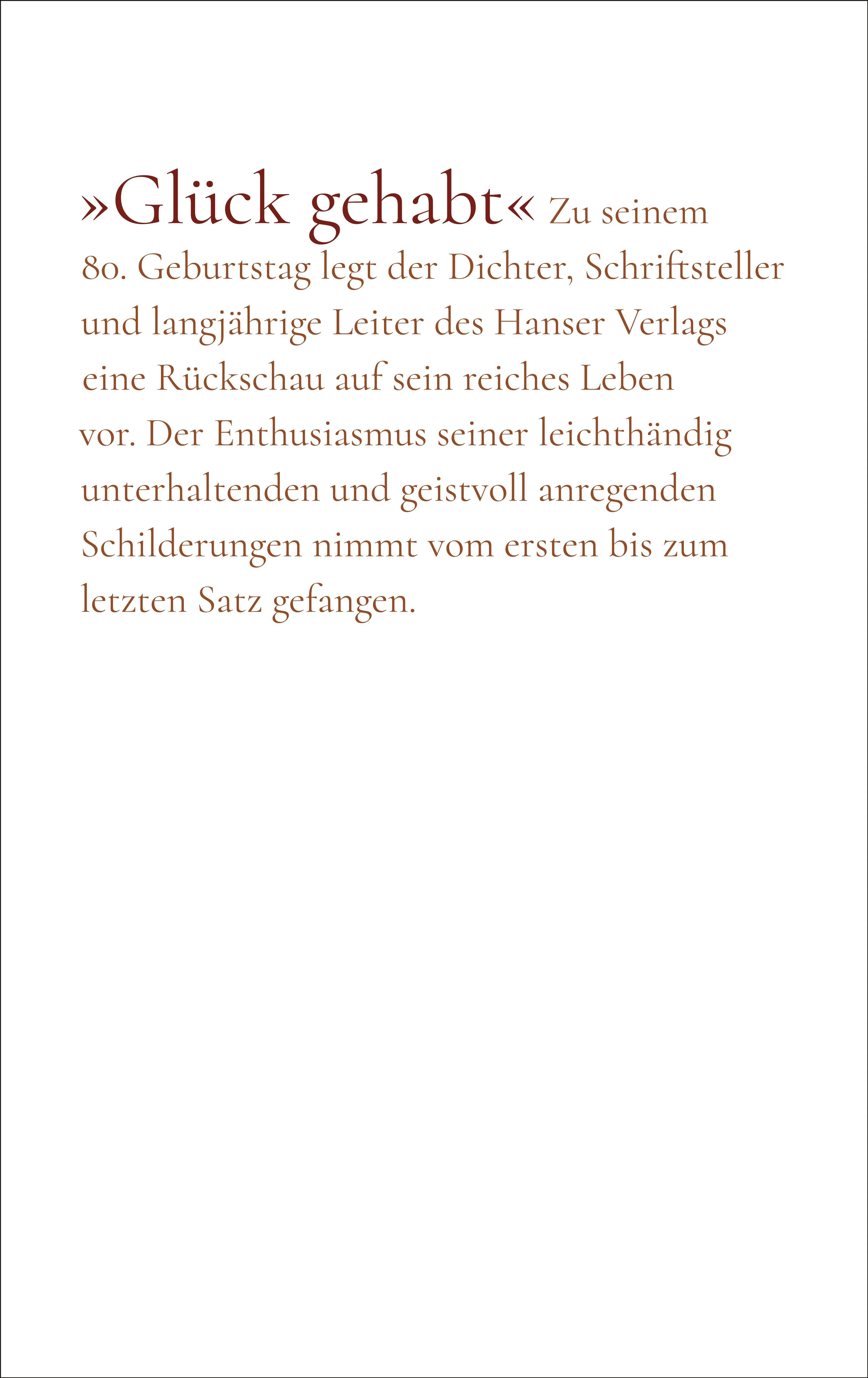 Buchrückseite von 'Verabredung mit Dichtern' mit Klappentext - Gebundene Ausgabe