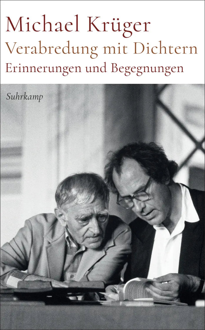 Buchcover von 'Verabredung mit Dichtern' - Taschenbuch von Michael Krüger