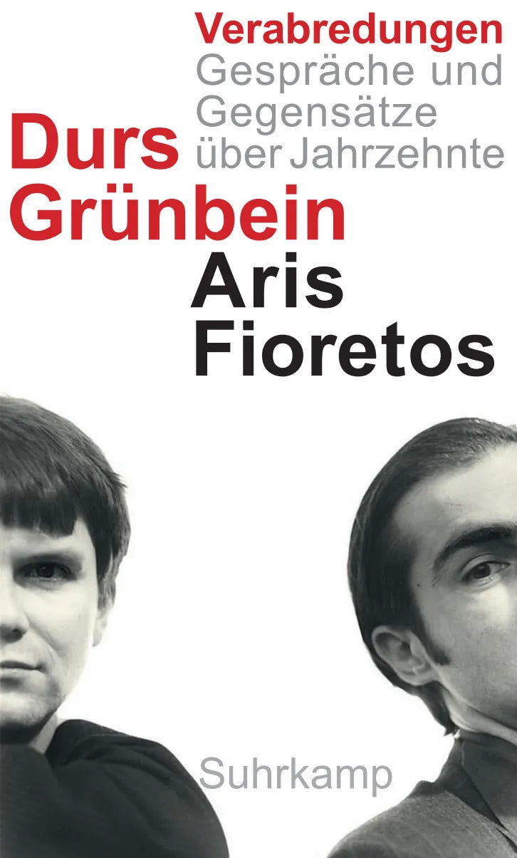 Buchcover von 'Verabredungen' - Gebundene Ausgabe von Durs Grünbein