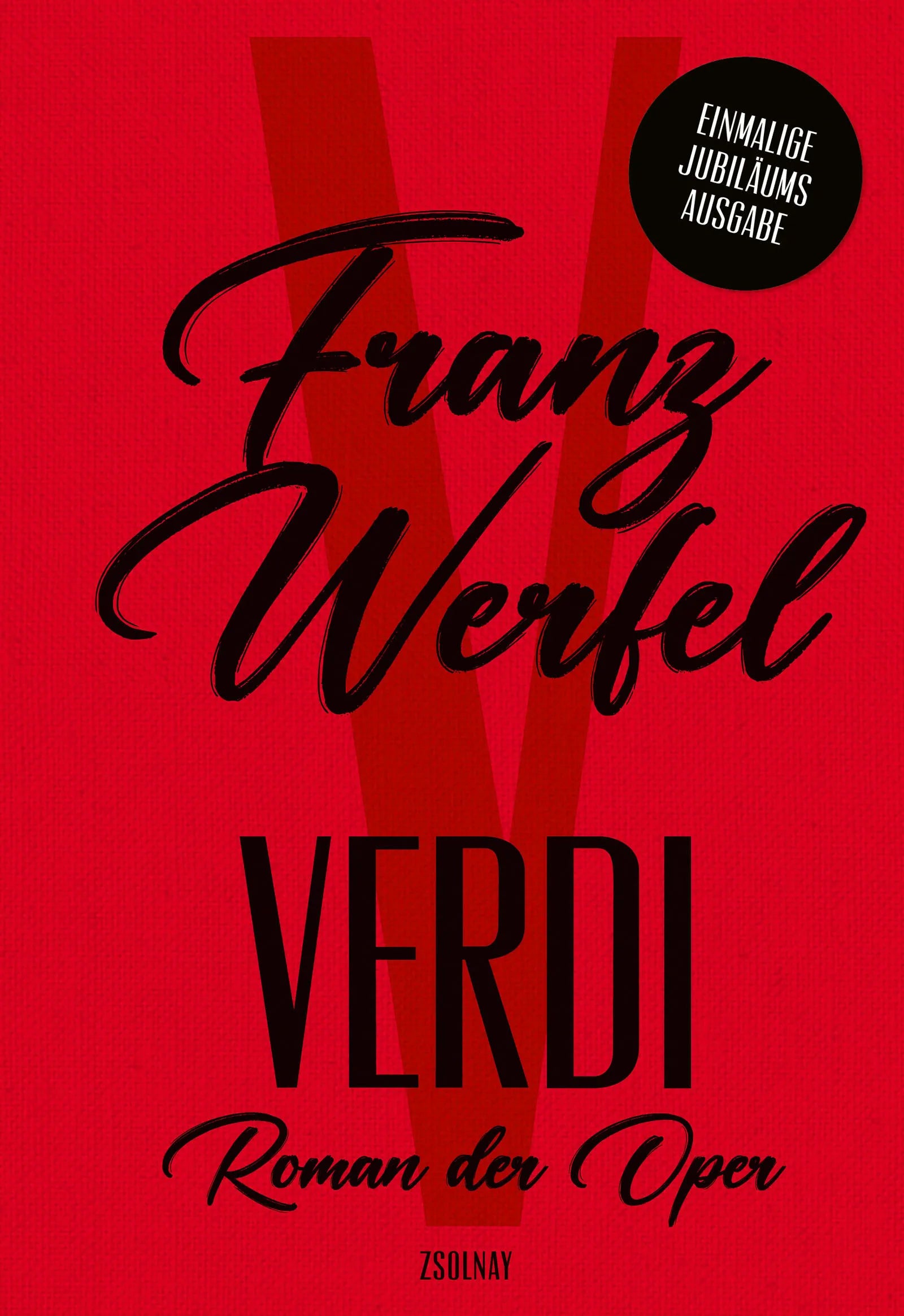 Buchcover von 'Verdi' - Gebundene Ausgabe von Franz Werfel