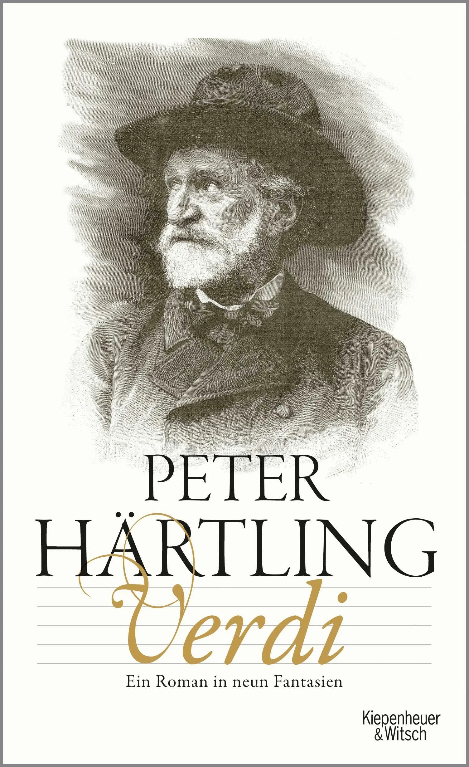 Buchcover von 'Verdi' - Gebundene Ausgabe von Peter Härtling