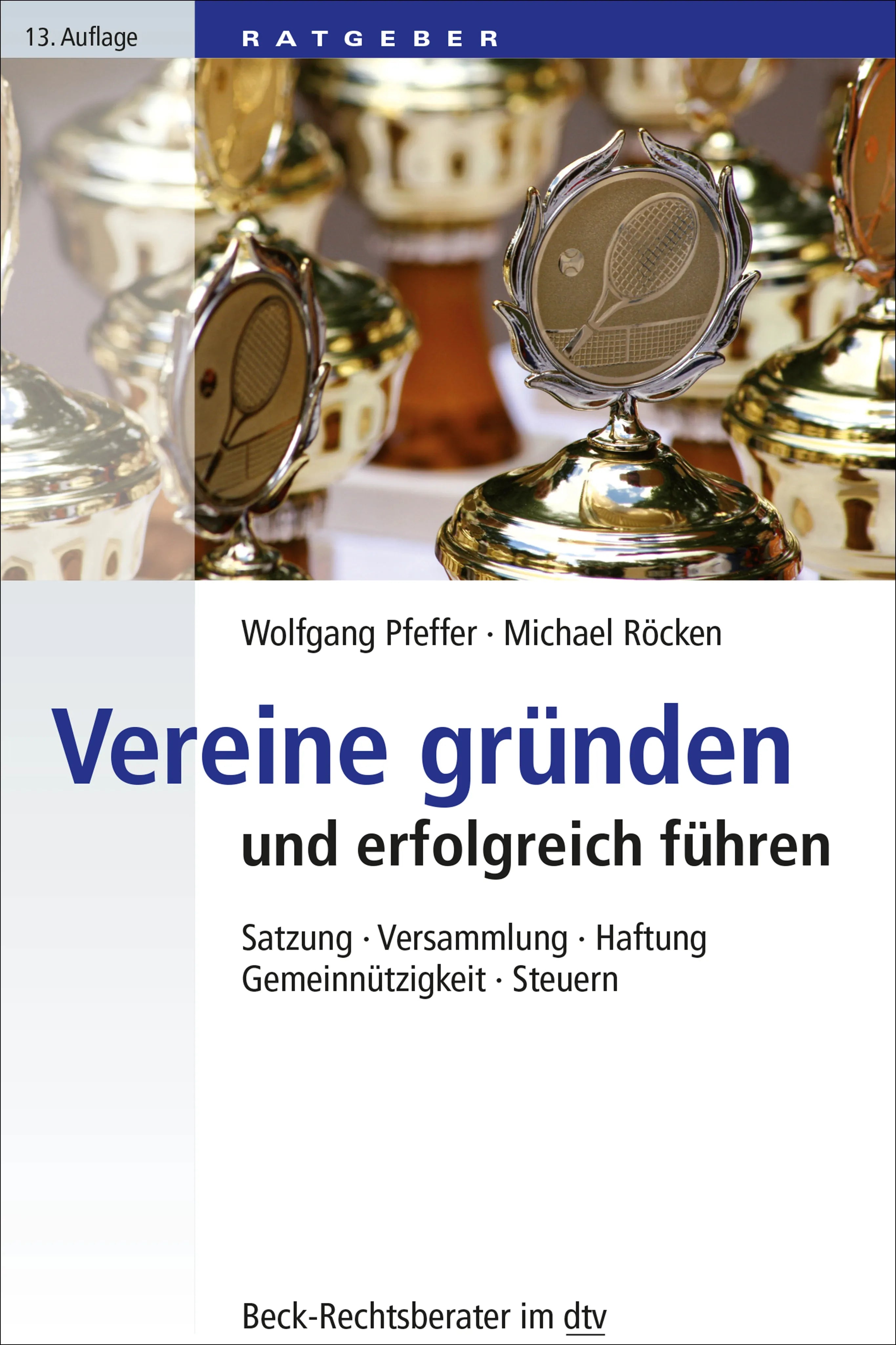 Buchcover von 'Vereine gründen und erfolgreich führen' - Taschenbuch von Wolfgang Pfeffer