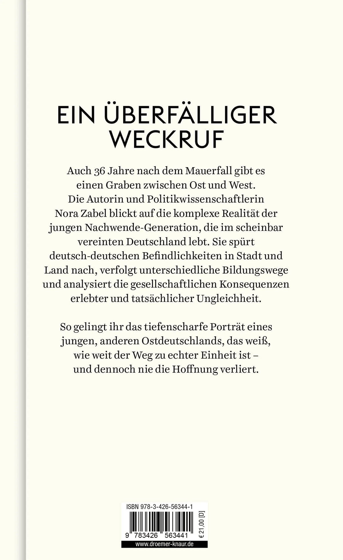 Rückseite: Vereint in Zerrissenheit (Hardcover)
