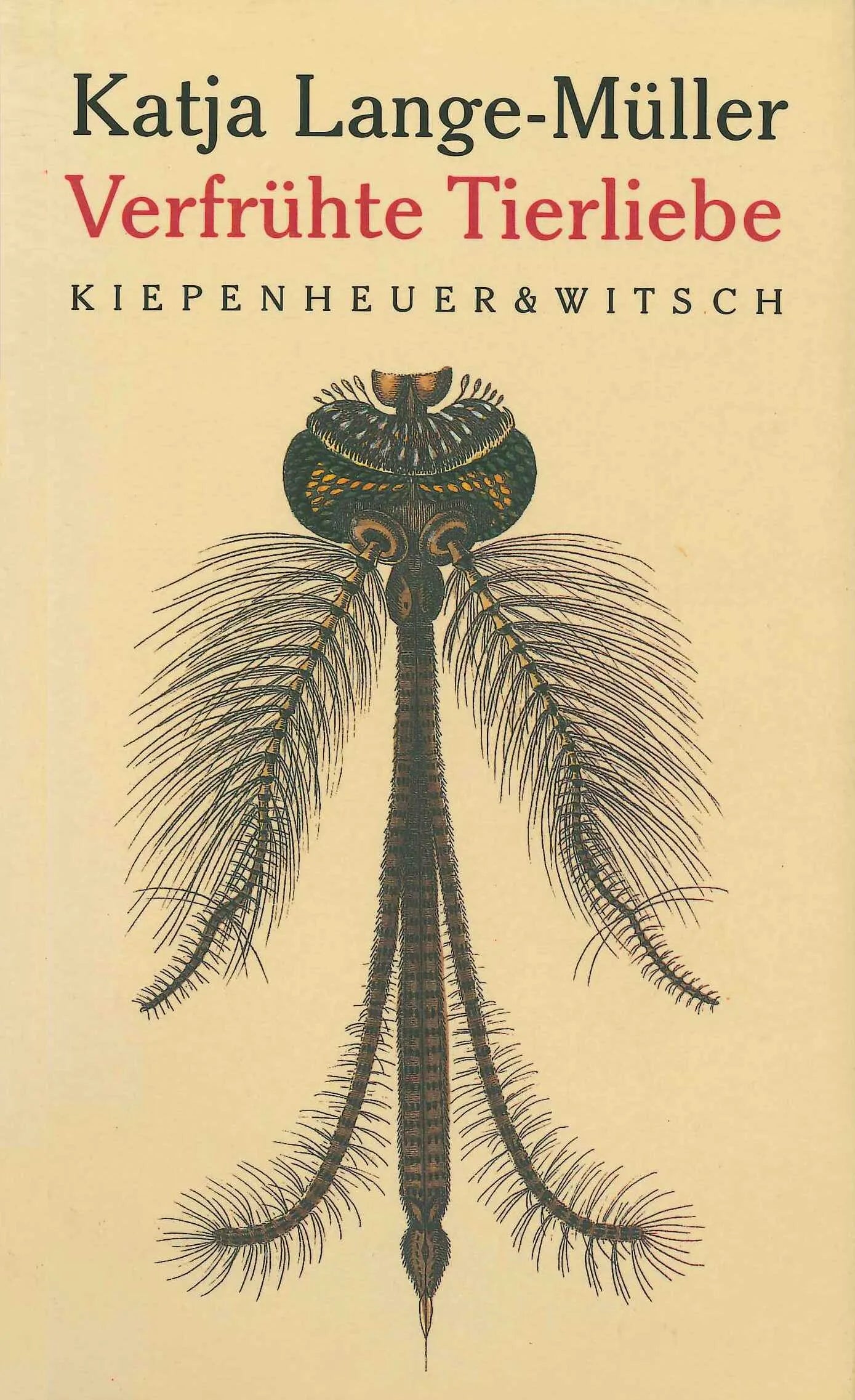 Buchcover von 'Verfrühte Tierliebe' - Gebundene Ausgabe von Katja Lange-Müller