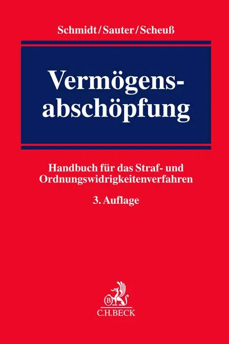 Cover: Vermögensabschöpfung (Hardcover) von Wilhelm Schmidt