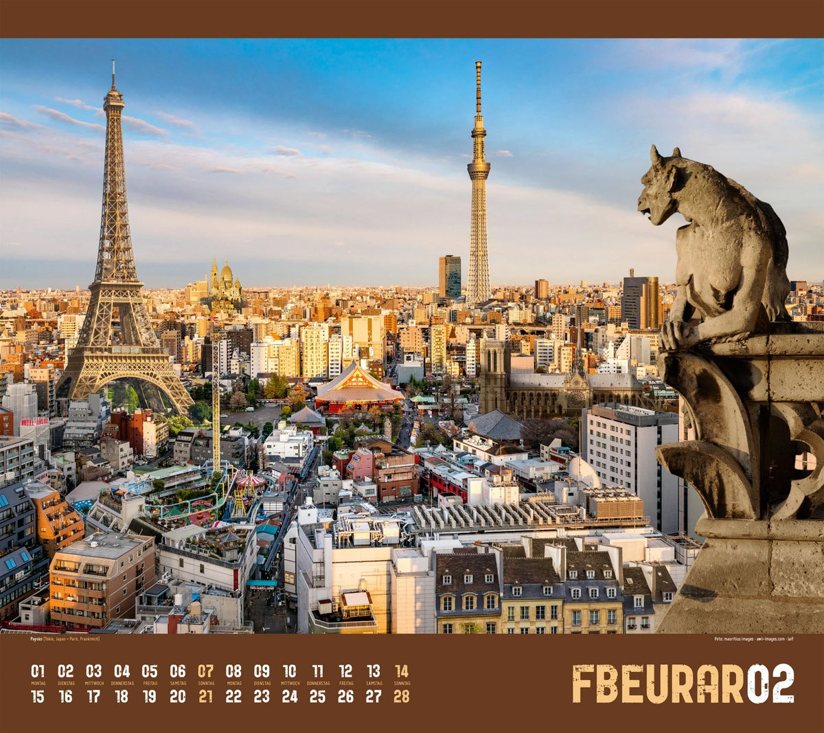 Verrückte Welt Kalender 2027 – Ansicht