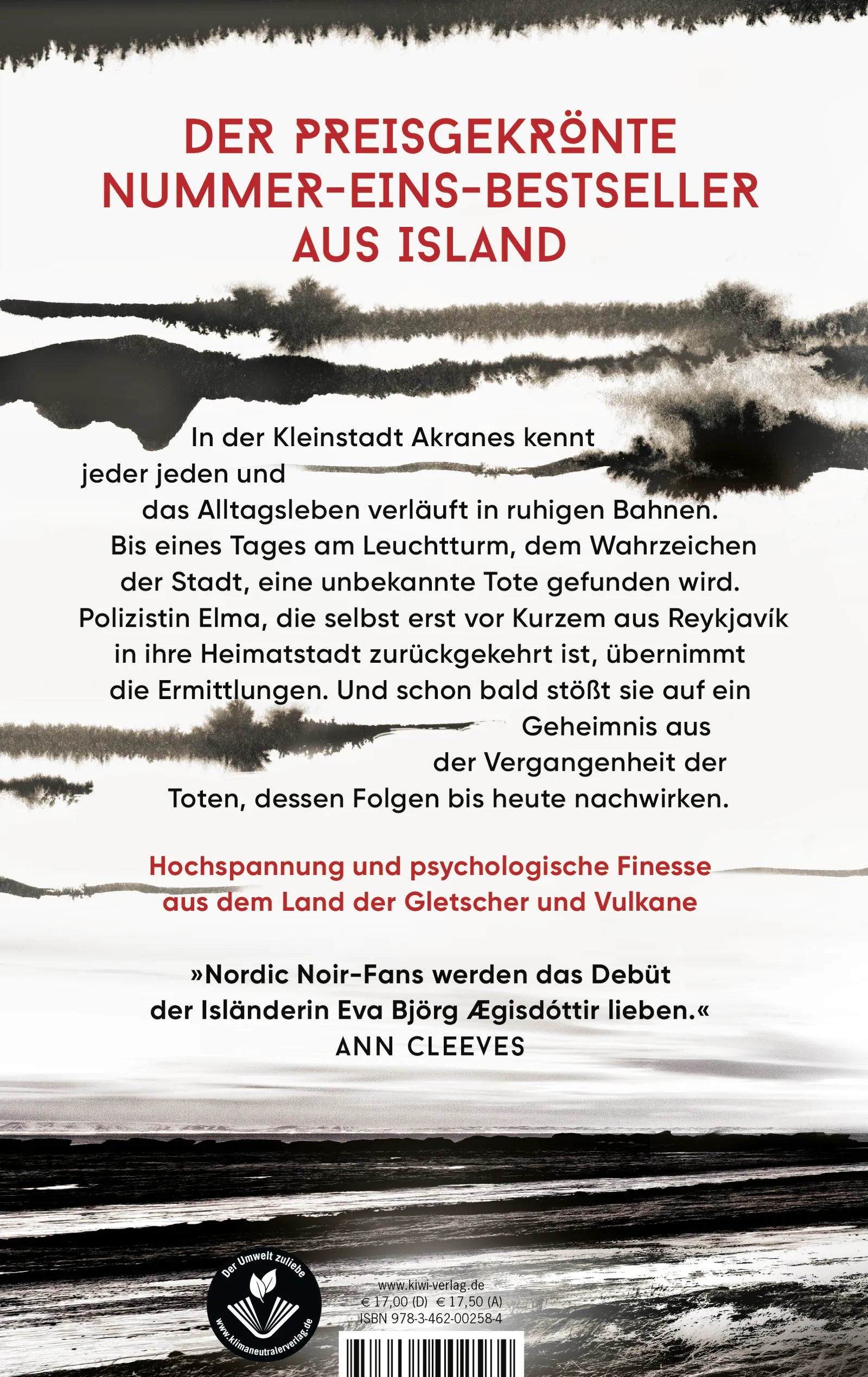Buchrückseite von 'Verschwiegen' mit Klappentext - Paperback