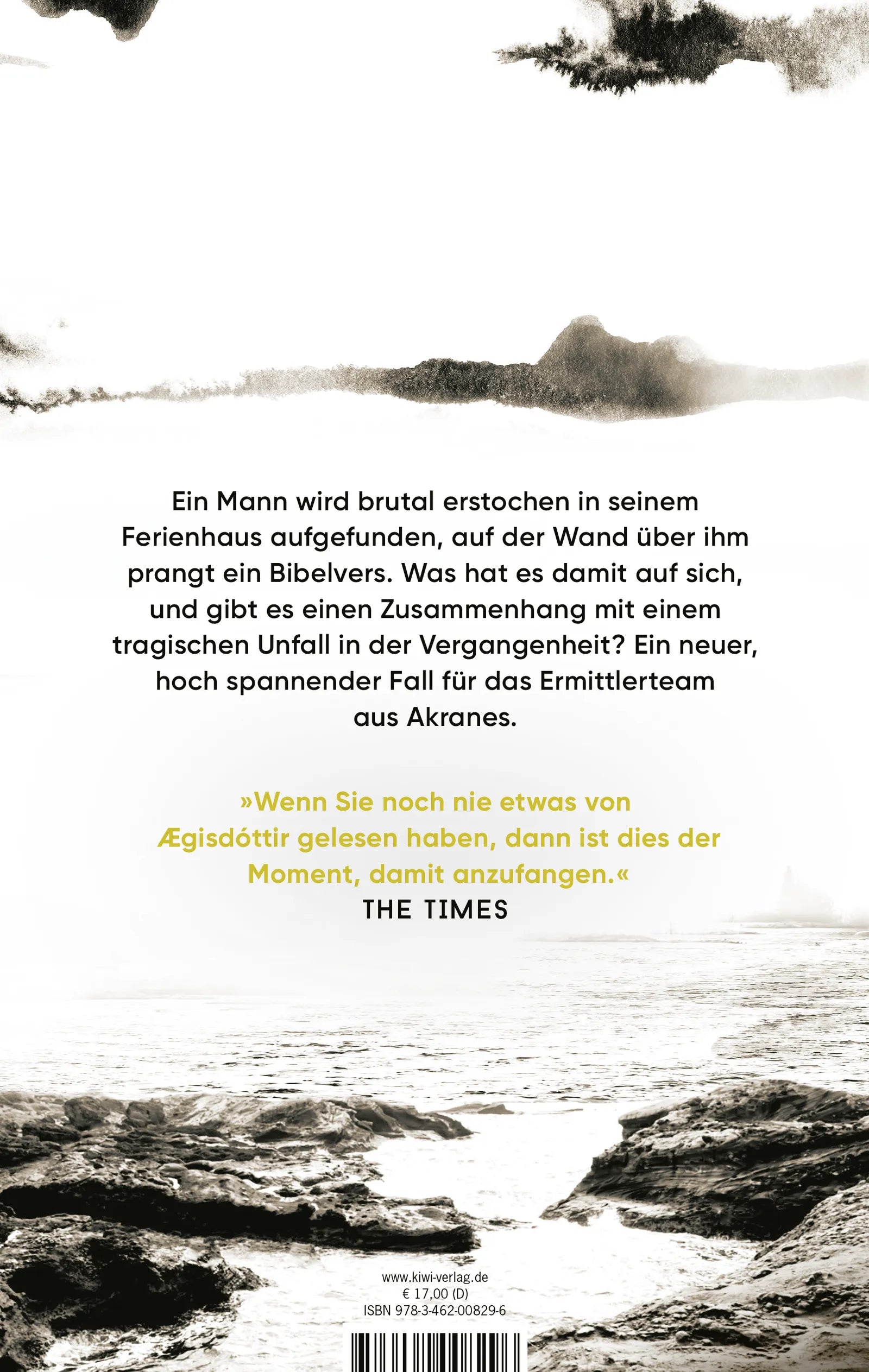 Buchrückseite von 'Verschworen' mit Klappentext - Paperback