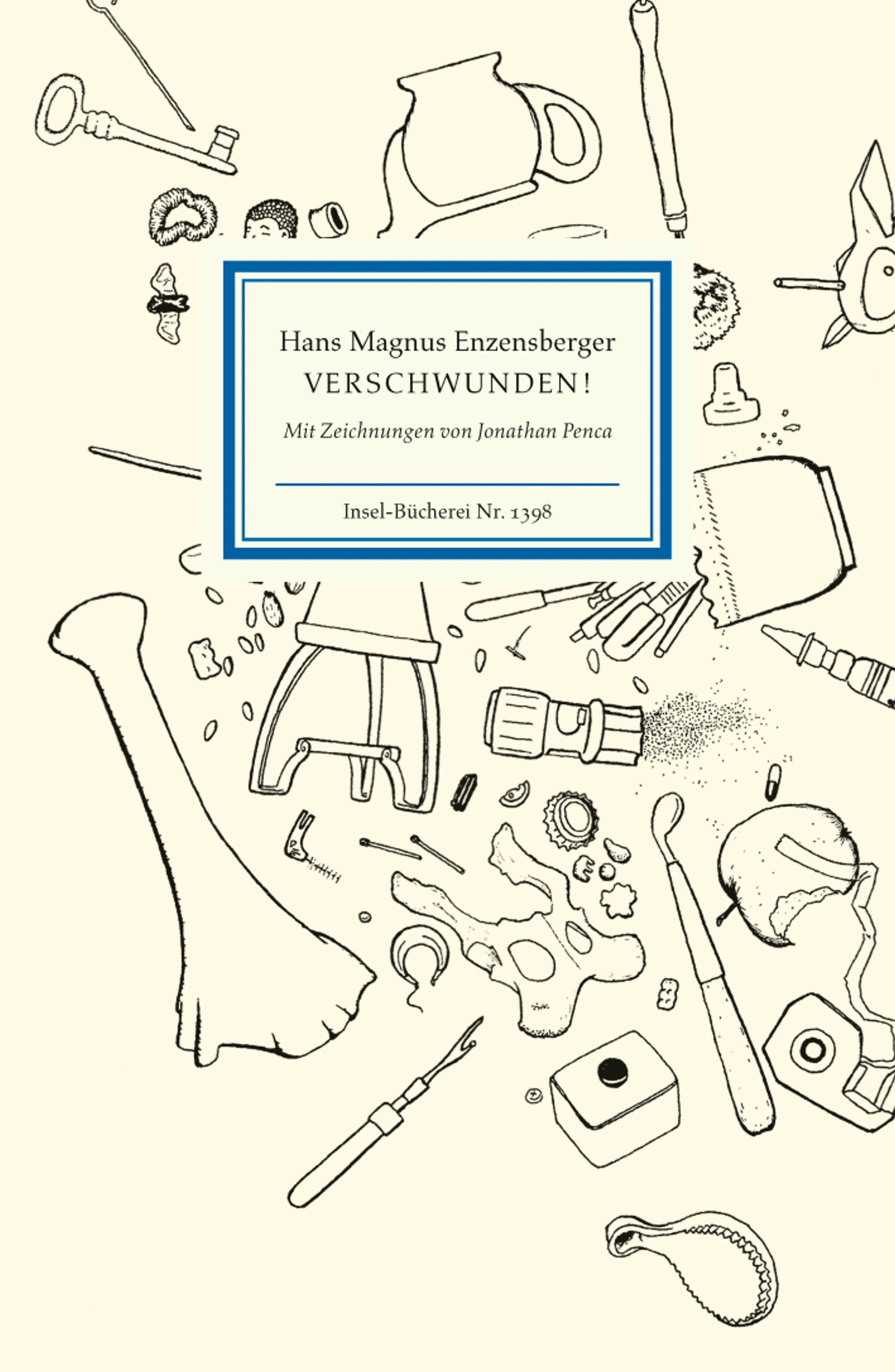 Buchcover von 'Verschwunden!' - Gebundene Ausgabe von Hans Magnus Enzensberger