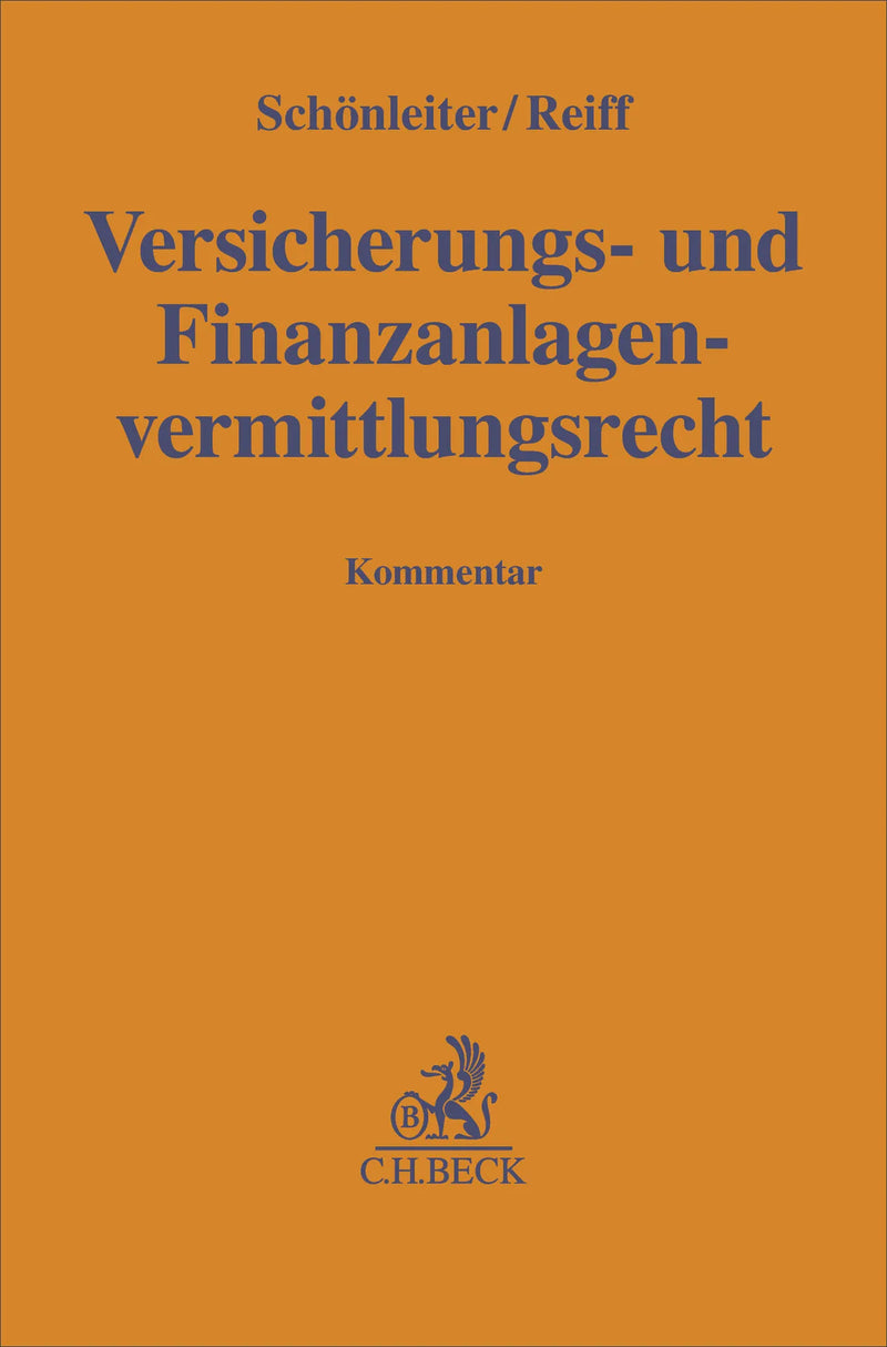 Versicherungs- und Finanzanlagenvermittlungsrecht