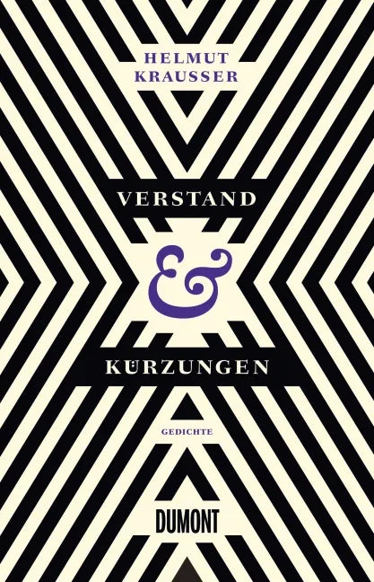 Buchcover von 'Verstand und Kürzungen' - Gebundene Ausgabe von Helmut Krausser