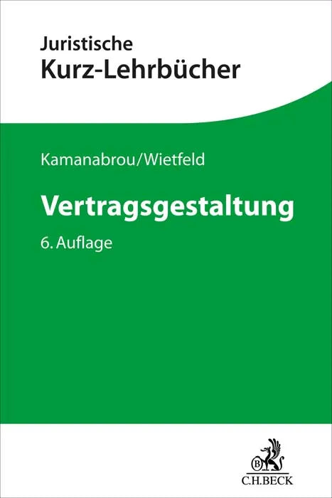 Buchcover von 'Vertragsgestaltung' - Taschenbuch von Sudabeh Kamanabrou