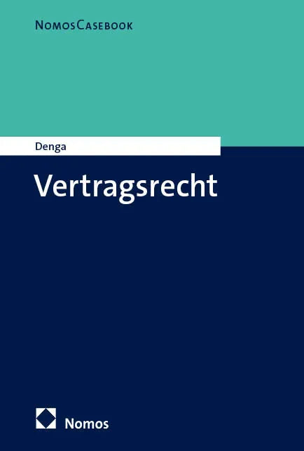 Cover: Vertragsrecht (E-Book) von Michael Denga