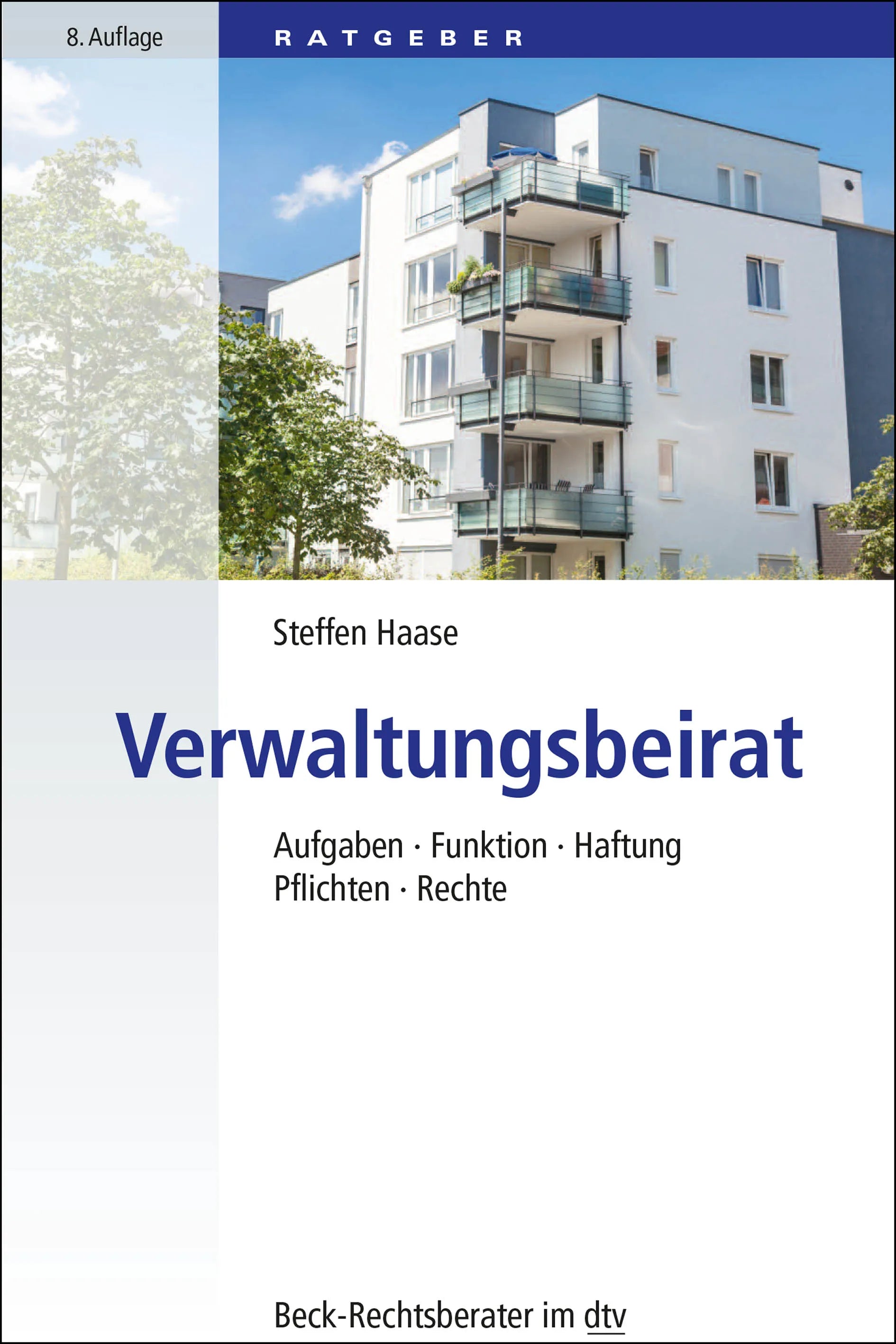 Buchcover von 'Verwaltungsbeirat' - Taschenbuch von Steffen Haase