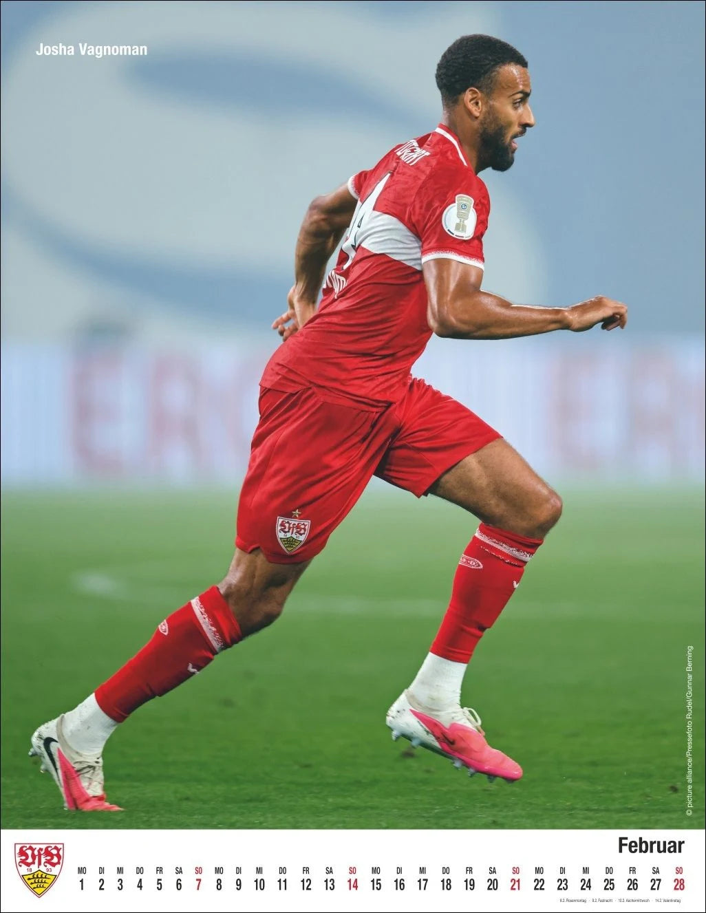 VfB Stuttgart Posterkalender 2027 – Ansicht