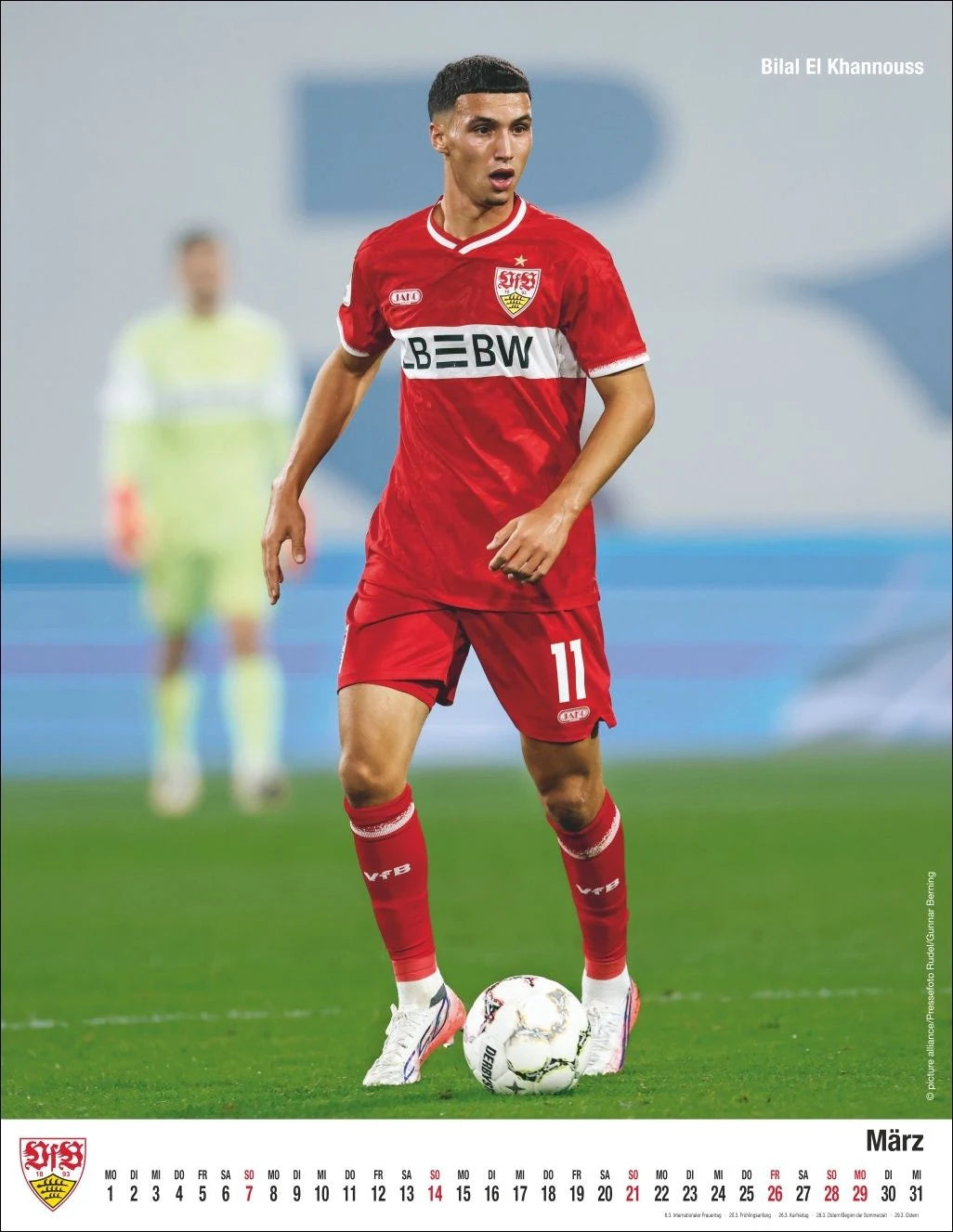 VfB Stuttgart Posterkalender 2027 – Ansicht
