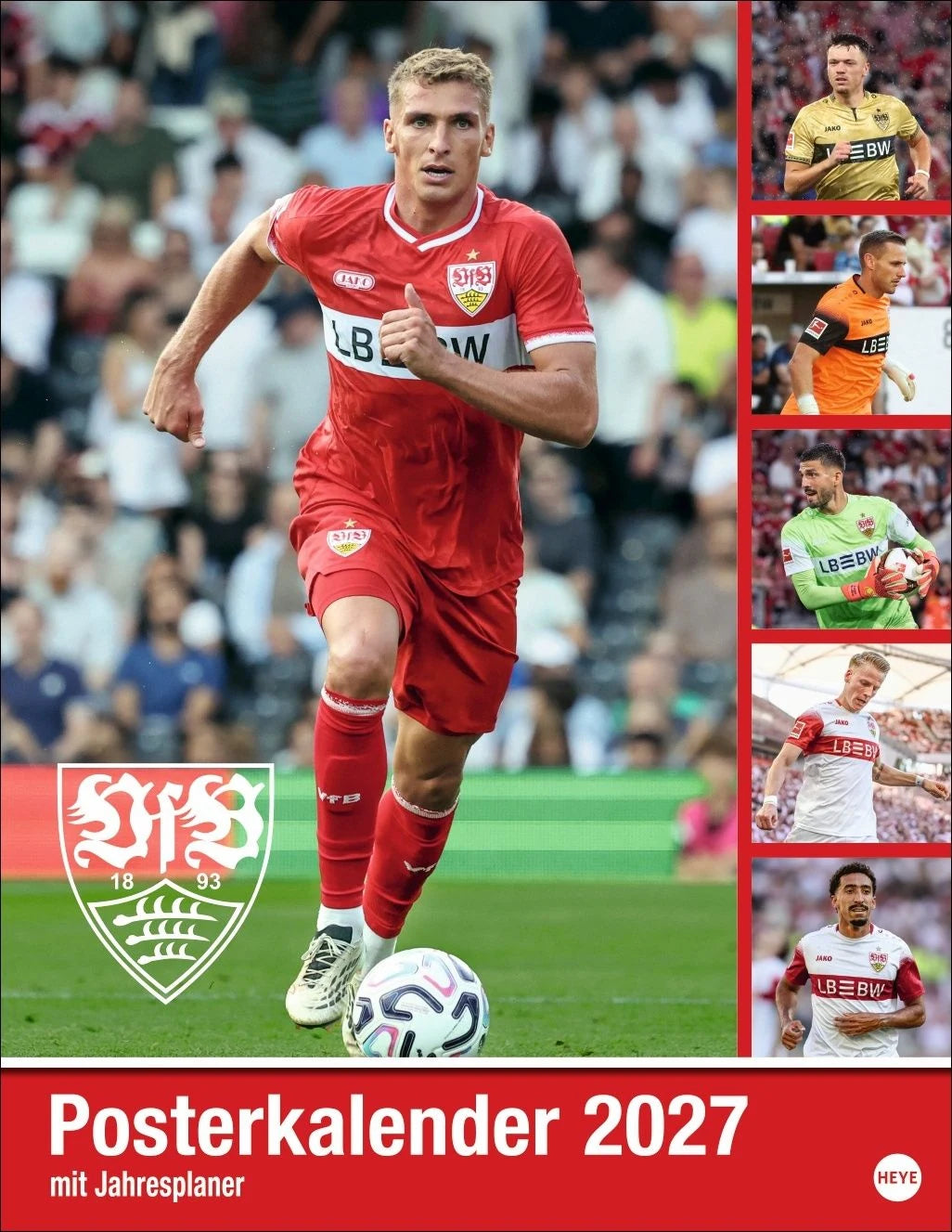 Wandkalender: VfB Stuttgart Posterkalender 2027