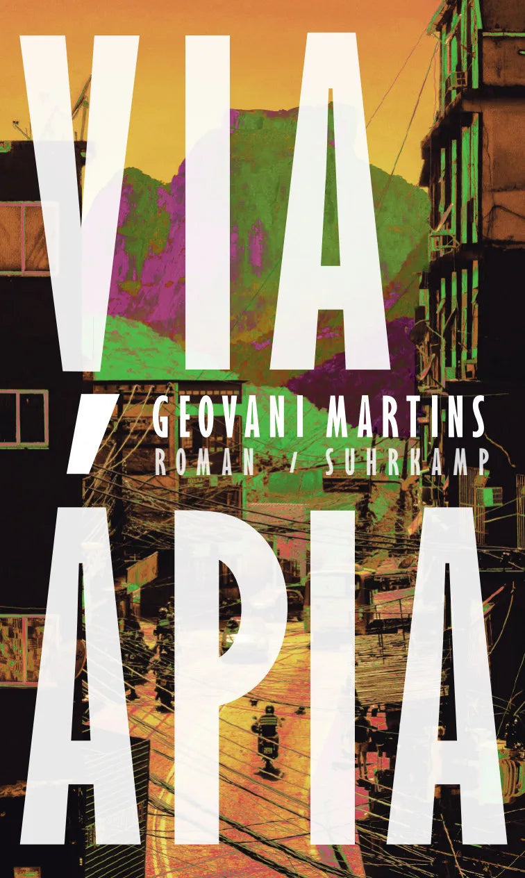 Buchcover von 'Via Ápia' - Gebundene Ausgabe von Geovani Martins