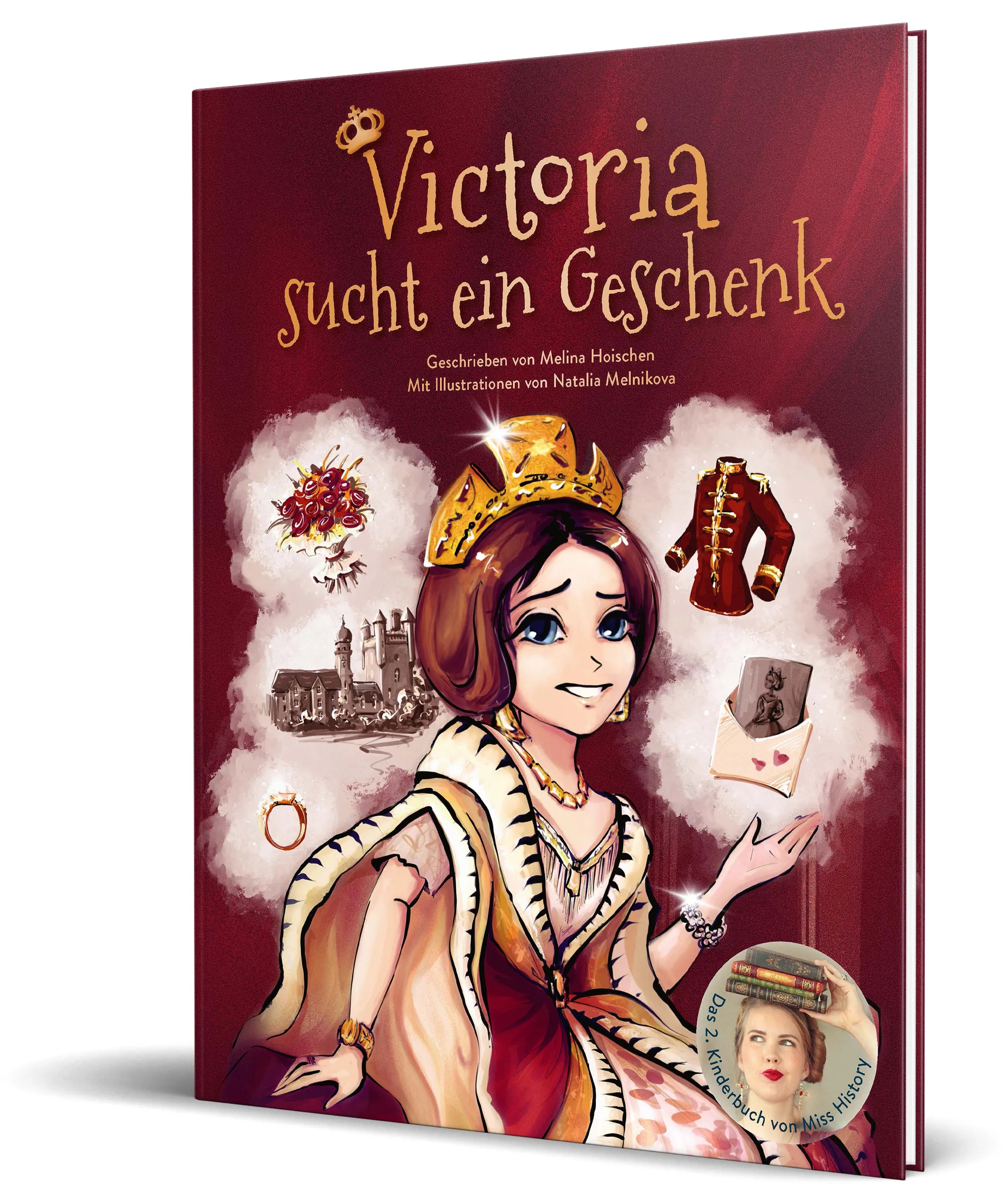 Buchcover von 'Victoria sucht ein Geschenk' - Gebundene Ausgabe von Miss History