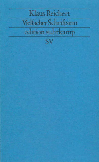 Vielfacher Schriftsinn