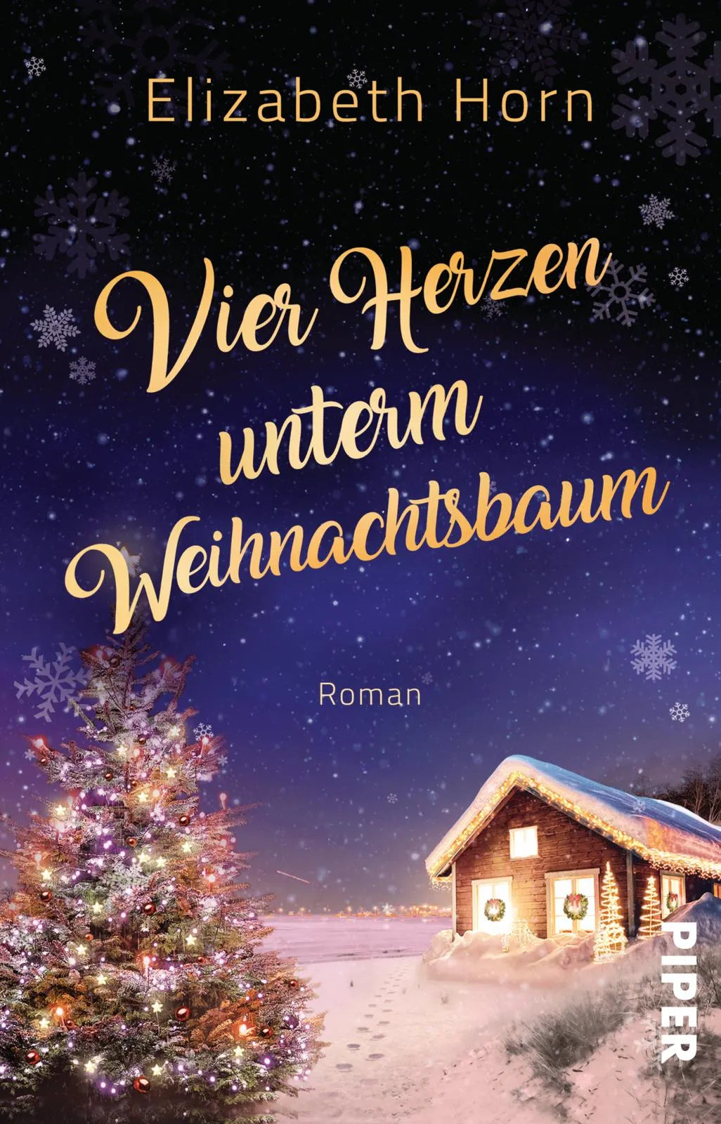Buchcover von 'Vier Herzen unterm Weihnachtsbaum' - Taschenbuch von Elizabeth Horn