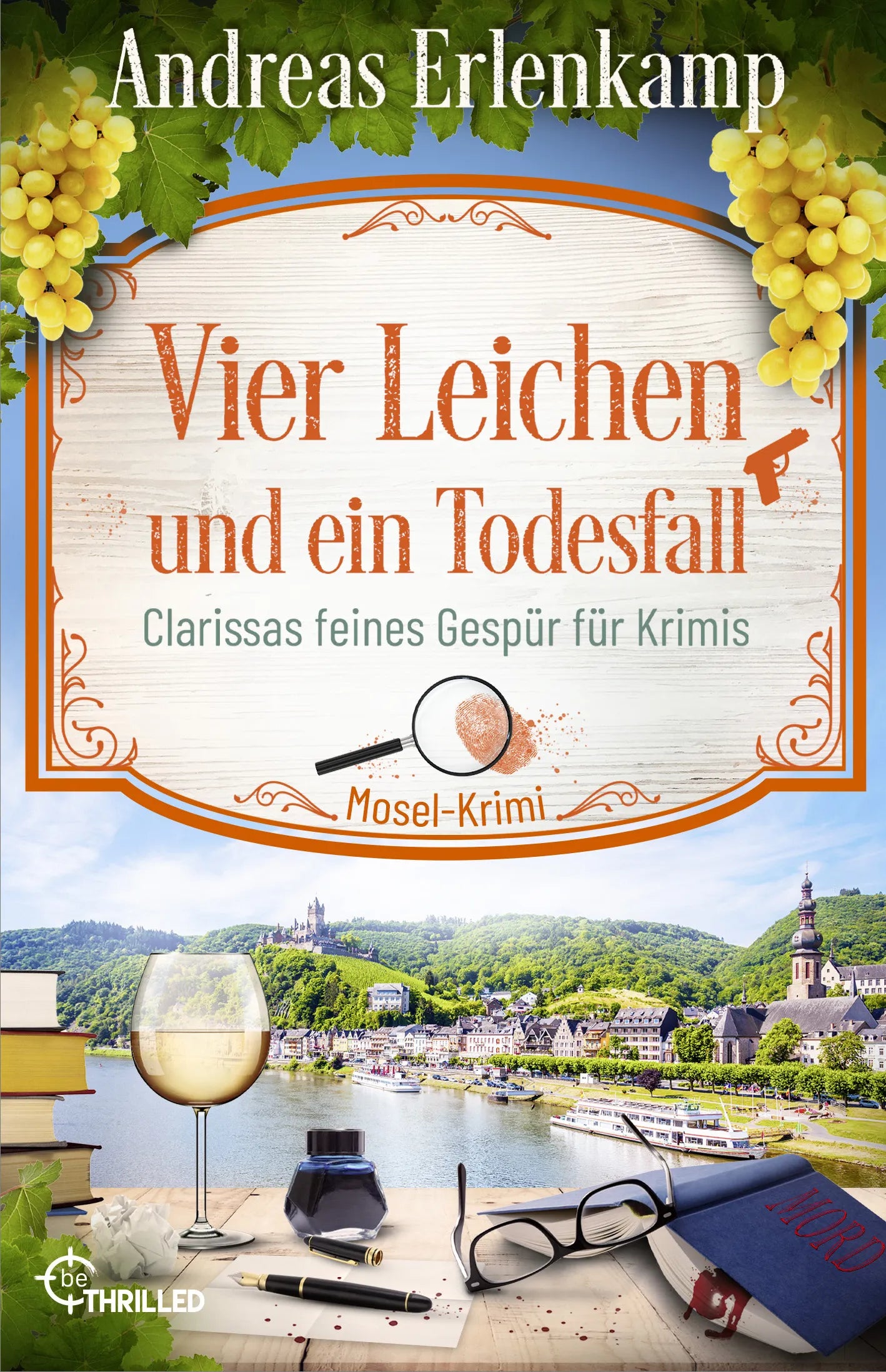 Buchcover von 'Vier Leichen und ein Todesfall' - Taschenbuch von Andreas Erlenkamp