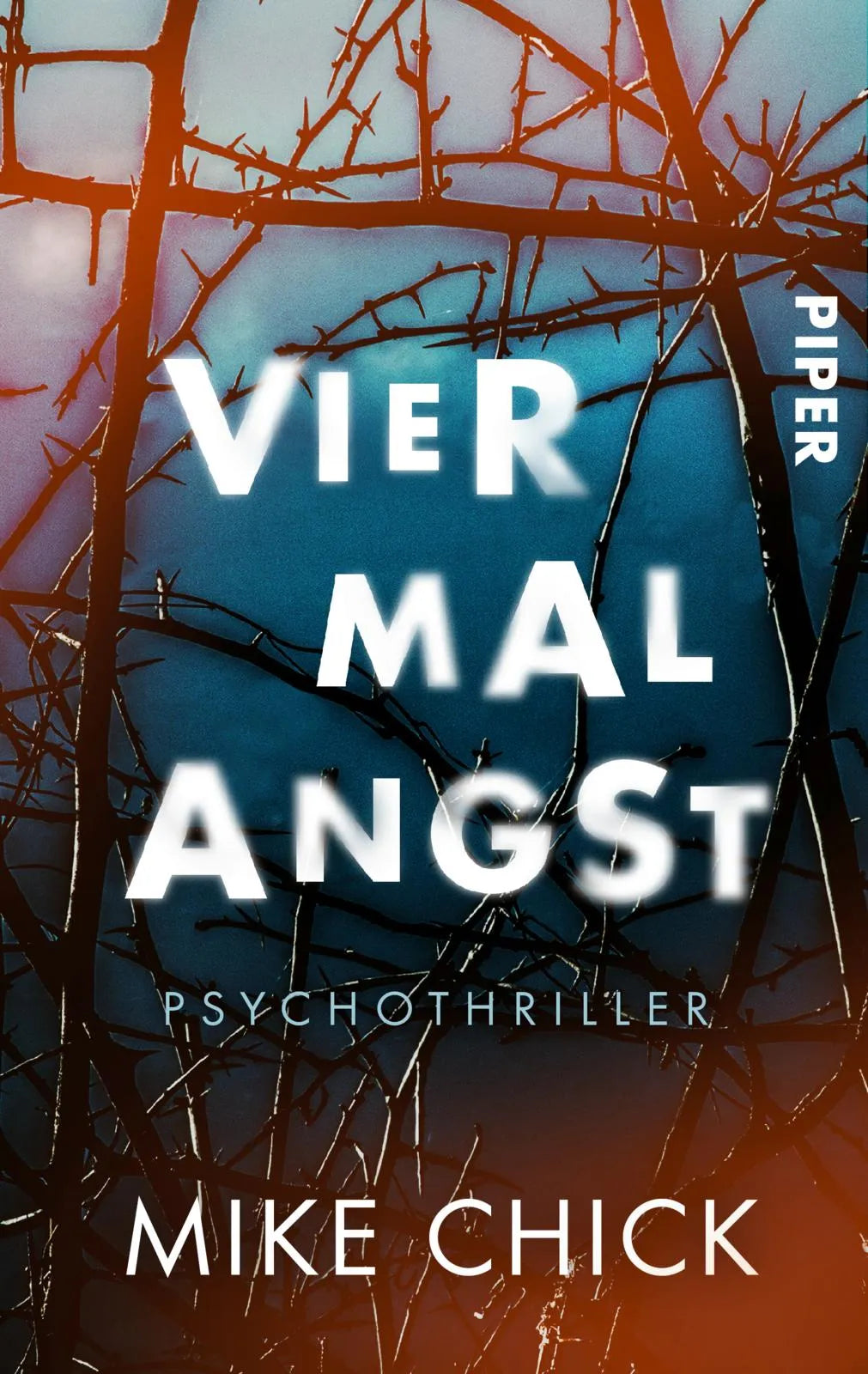 Buchcover von 'Vier mal Angst' - Taschenbuch von Mike Chick